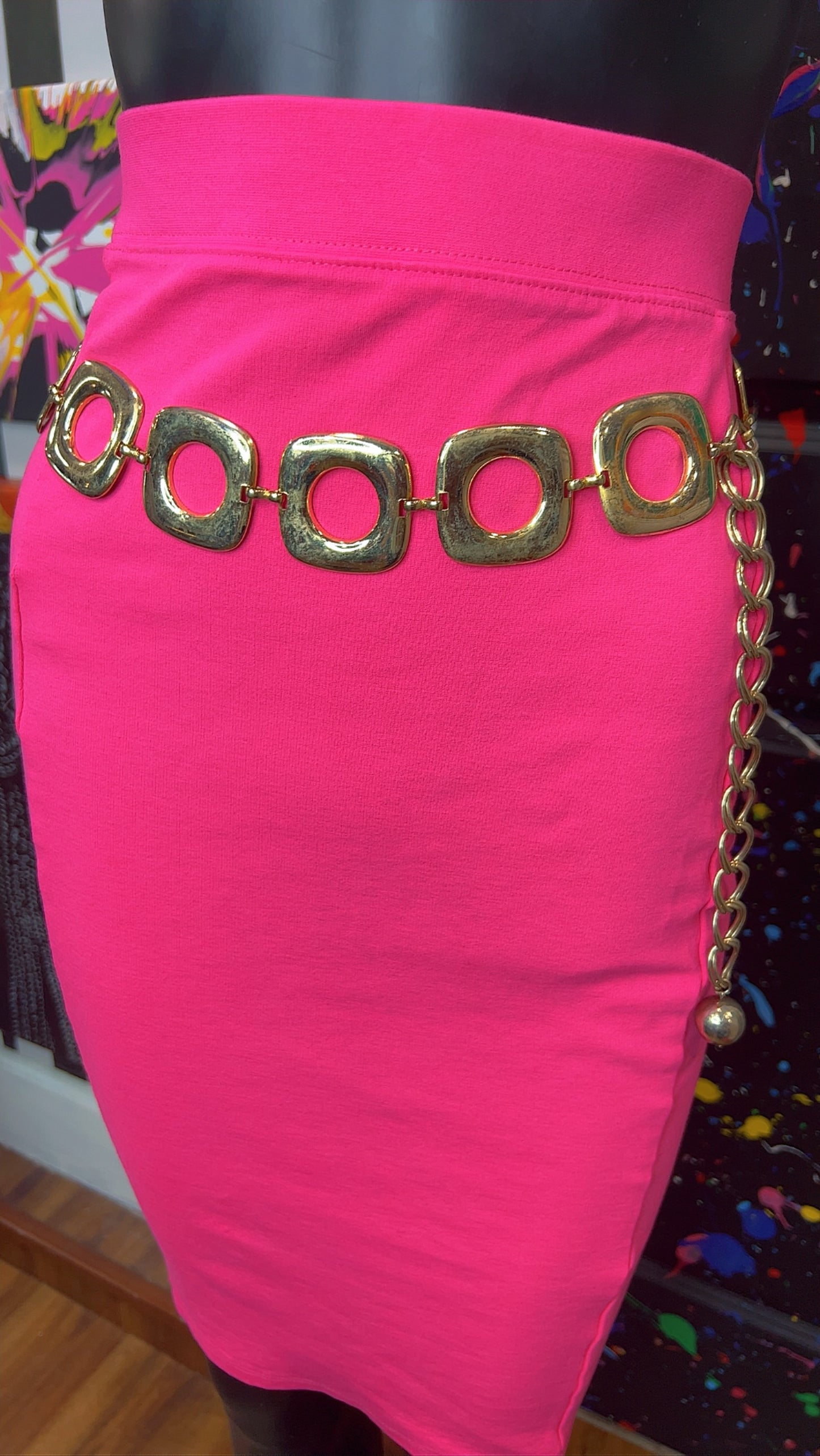 Vintage Gold Chain Belt