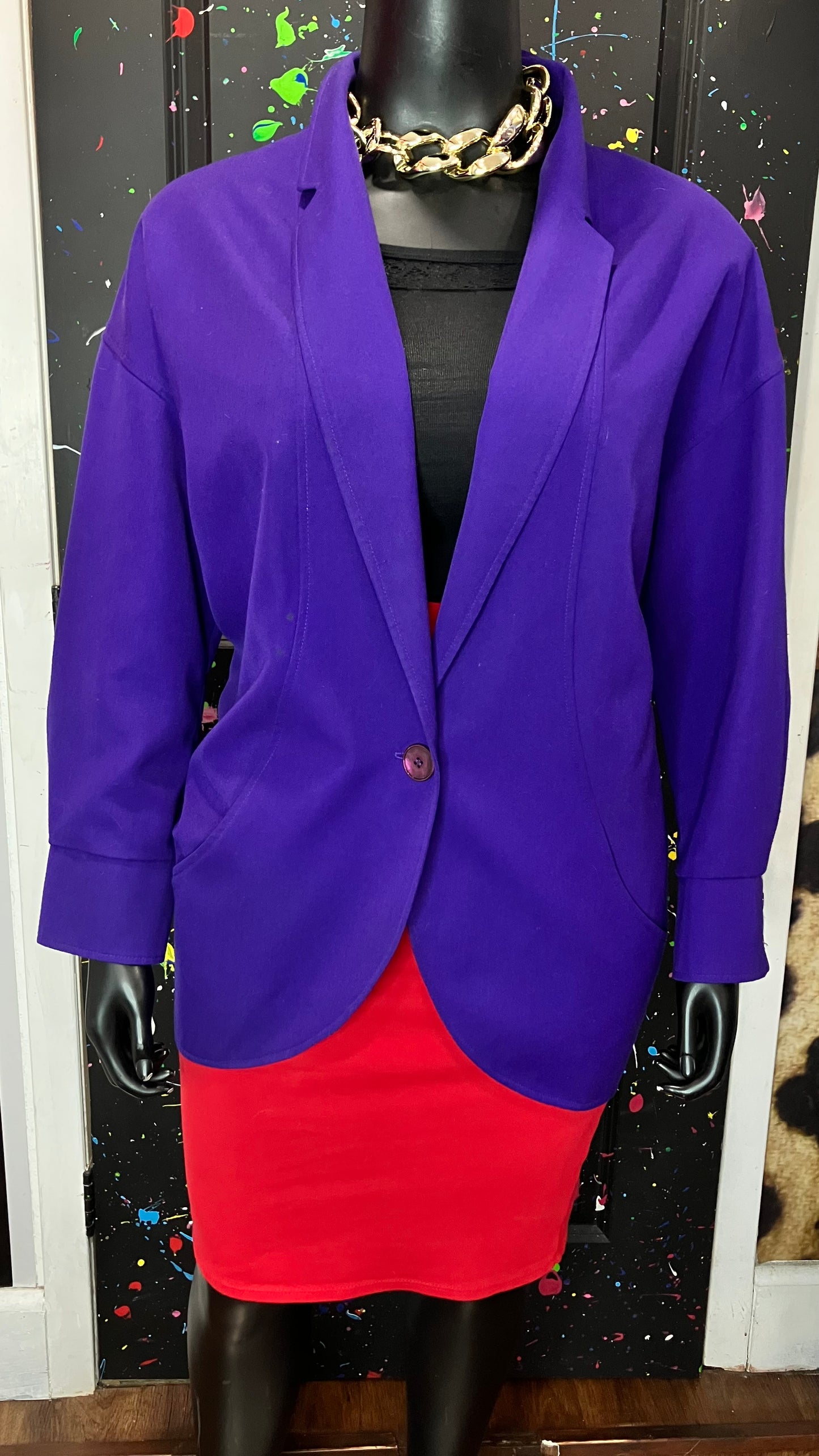 Vintage Purple Blazer (18/20)