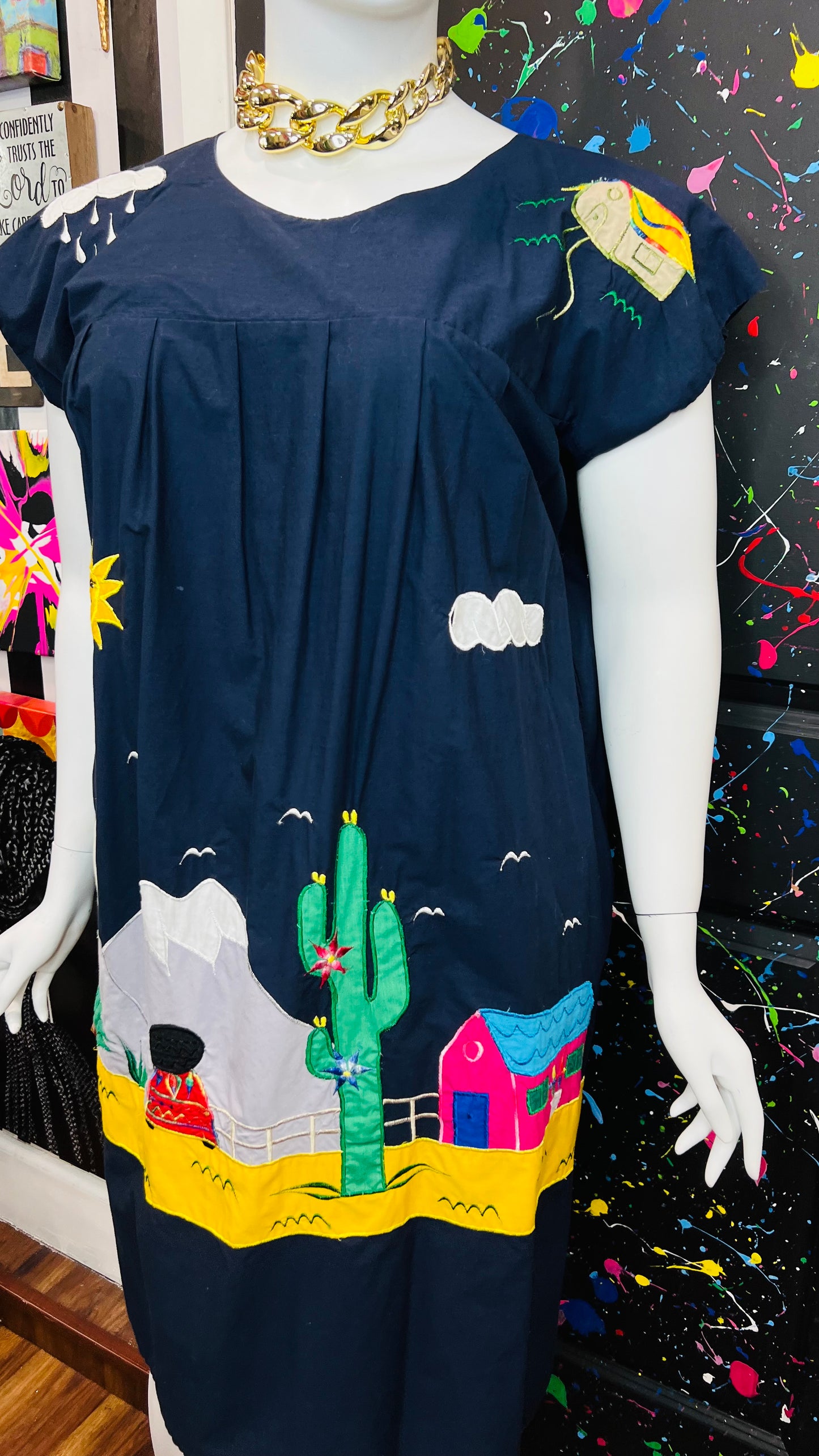 Vintage Novelty House Dress (16)