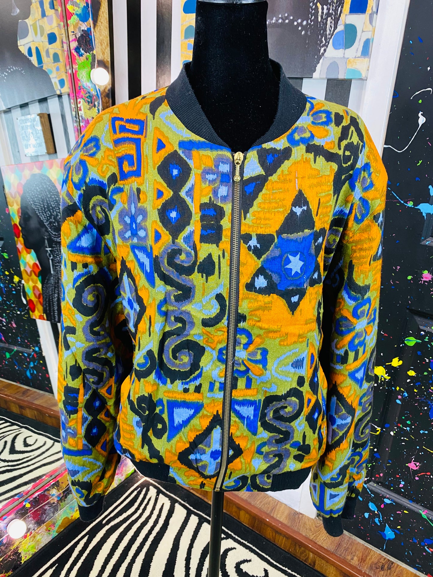 Vintage Peddlers Cropped Puffer Coat
