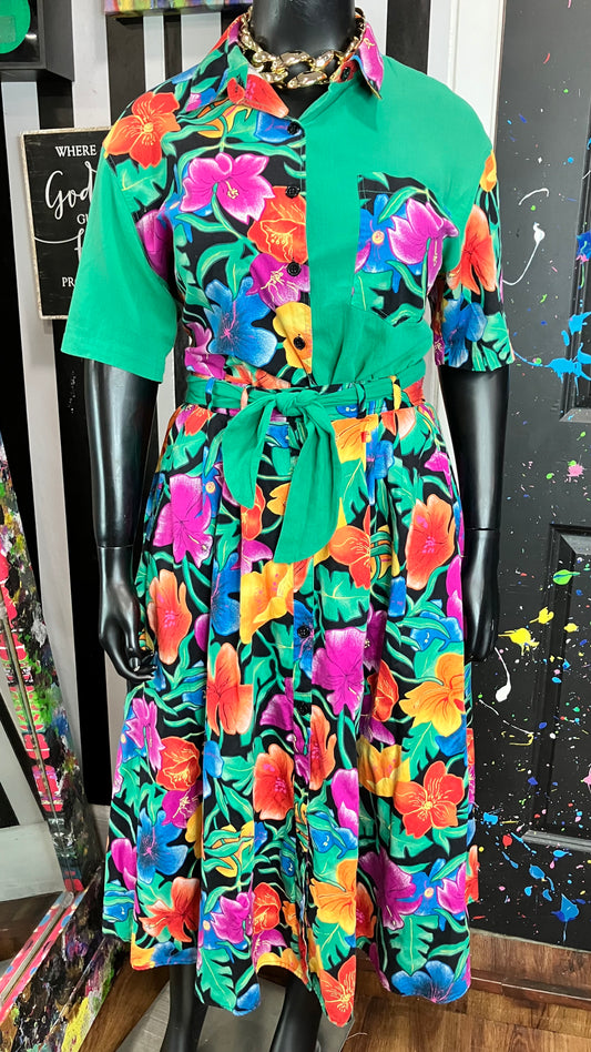 Vintage Cotton Floral Set (16)