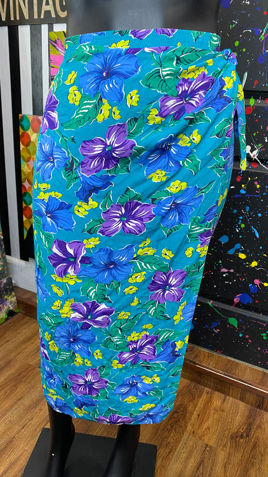 Vintage Floral Skirt (20)