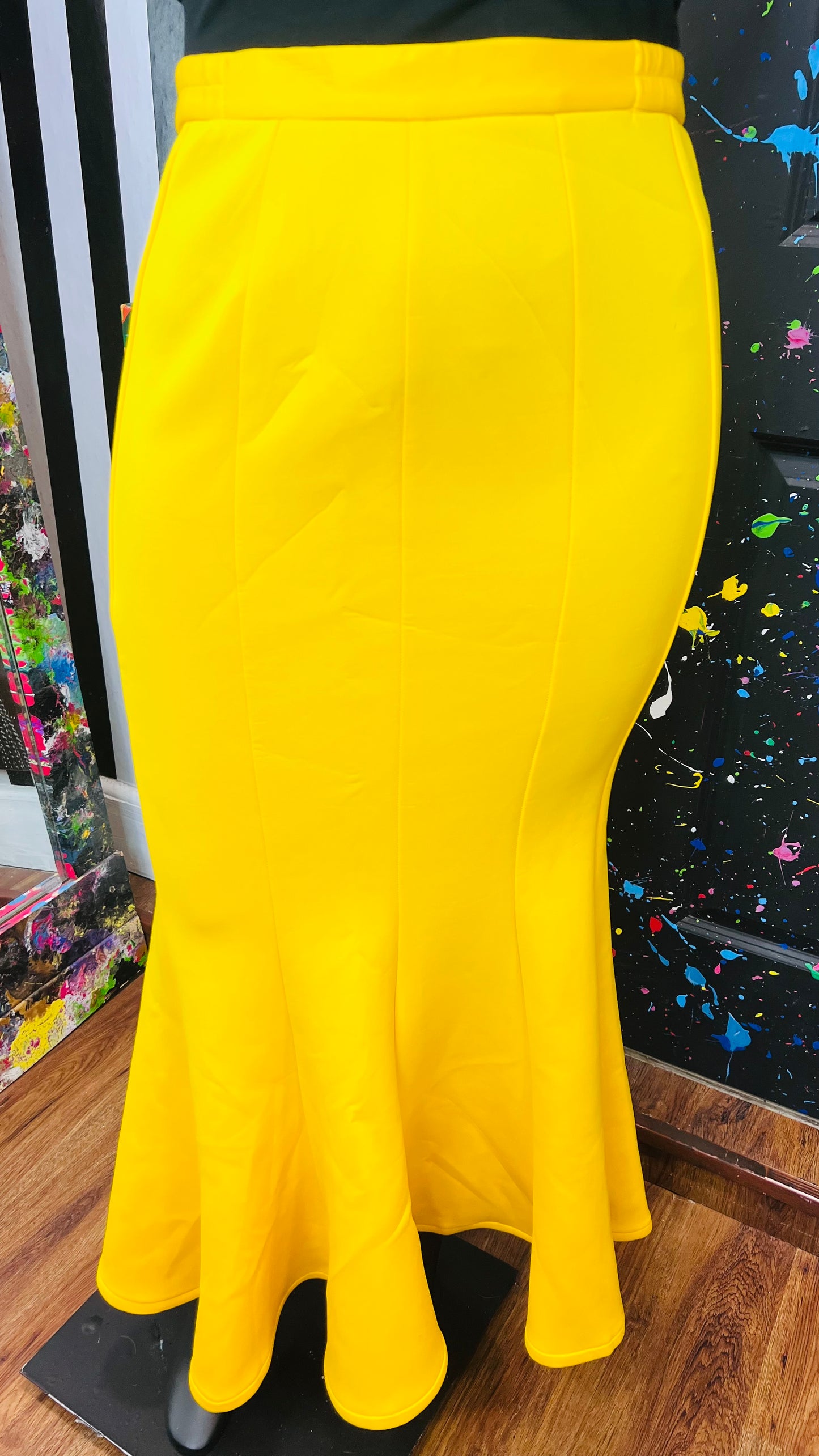 Yellow Mermaid Skirt (16)