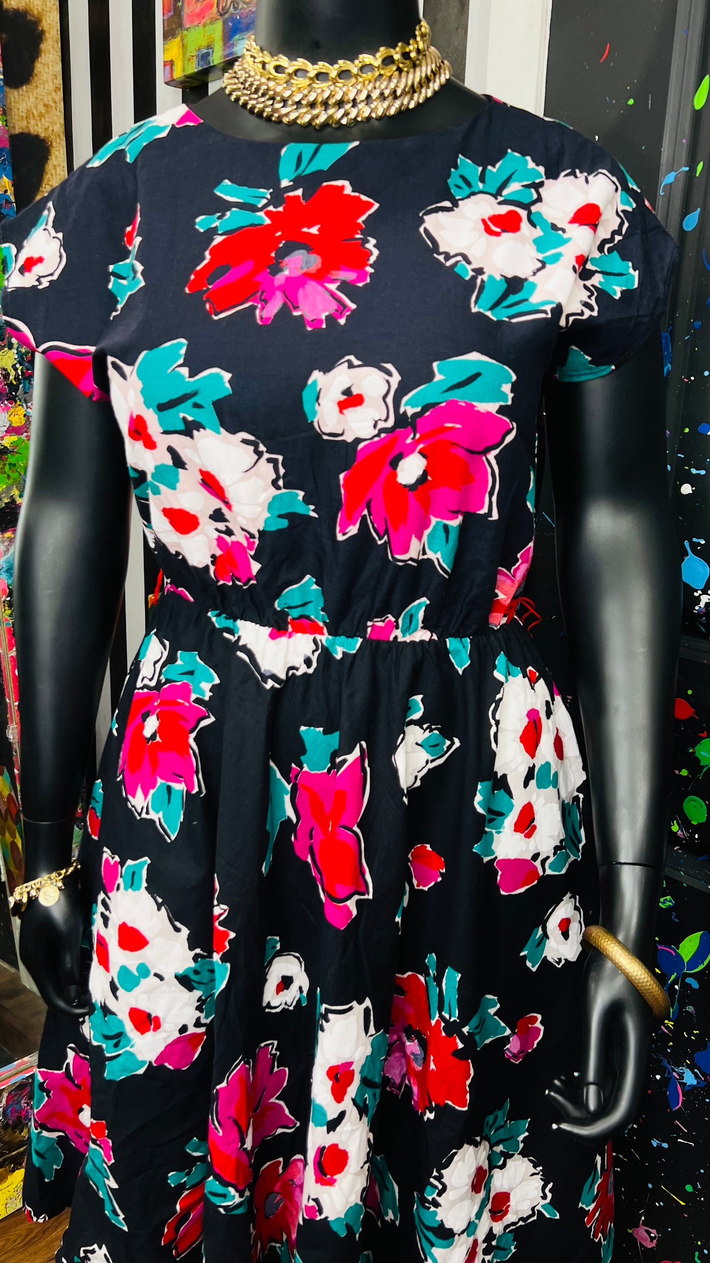 Vintage 80’s Floral Dress (15/16)