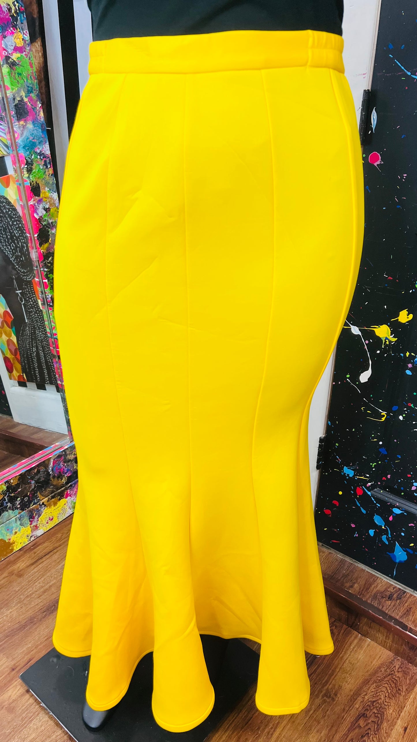 Yellow Mermaid Skirt (16)