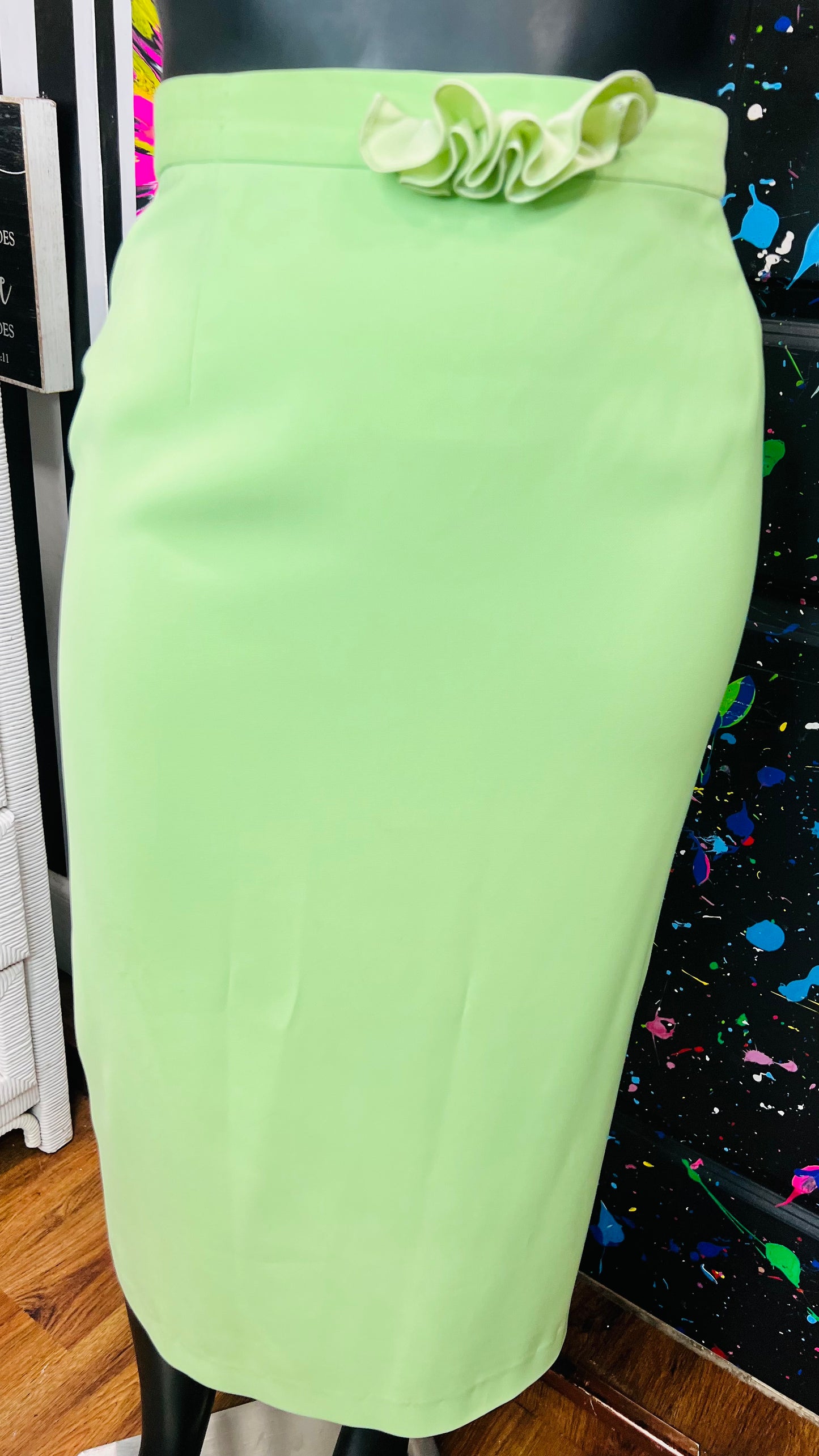 Vintage Mint Luxury Skirt Suit (16)