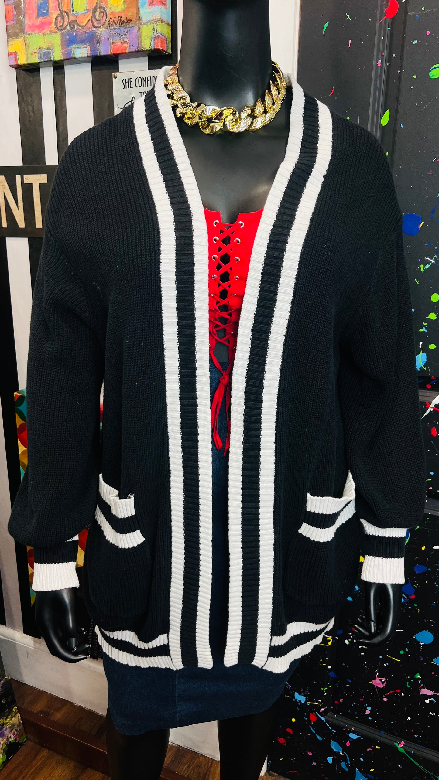 Black & White Cardigan (22)
