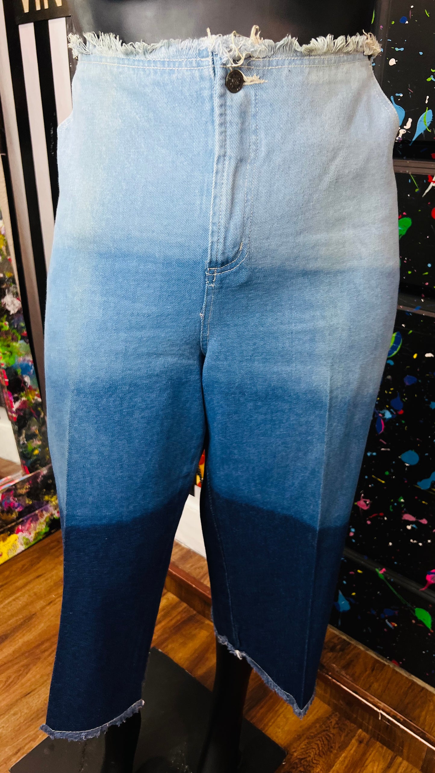 Vintage Y2K Ombré Capris (24)