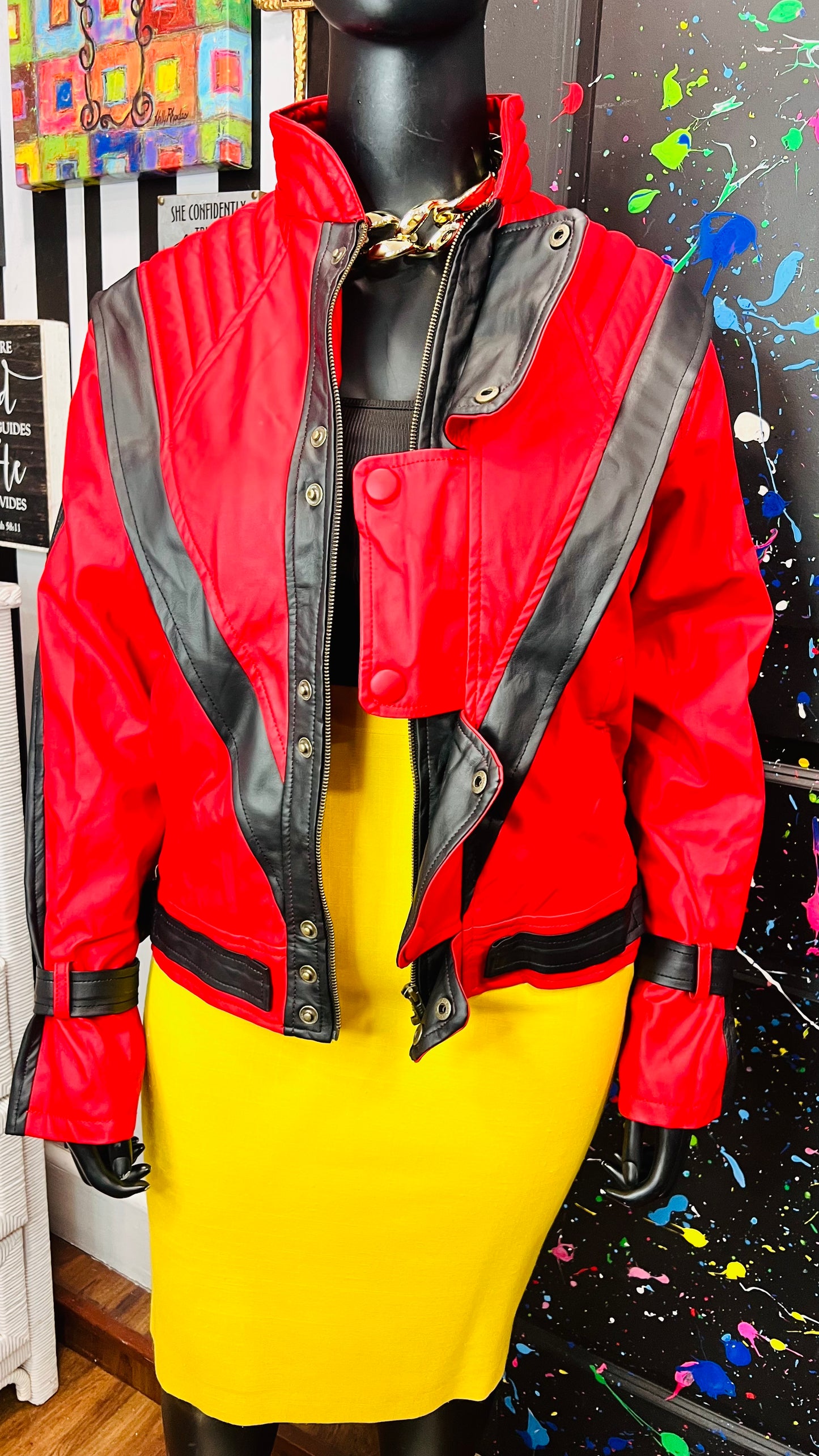 Genuine Leather Michael Jackson Thriller Jacket (16)