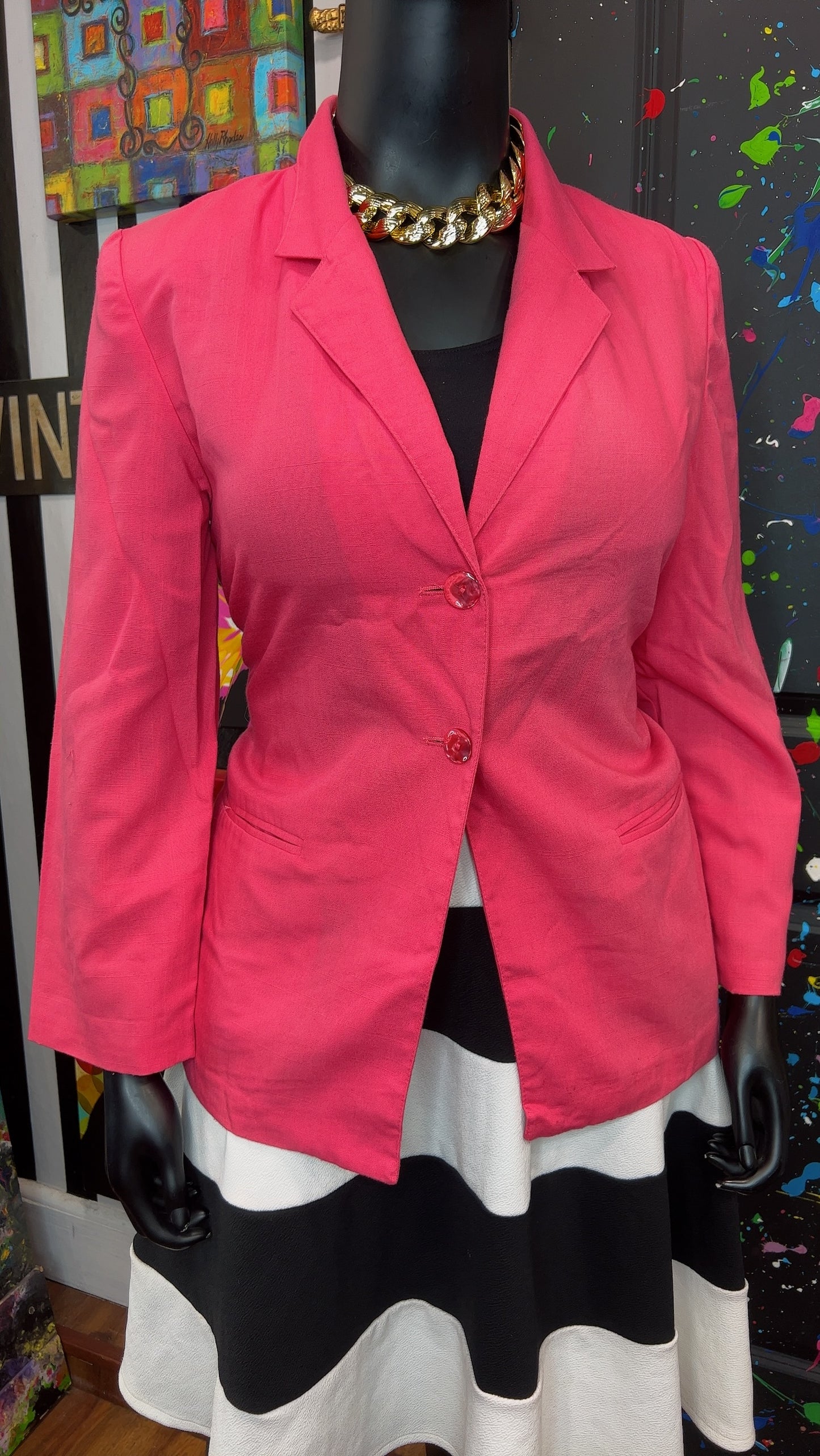 Vintage Pink Blazer (14)