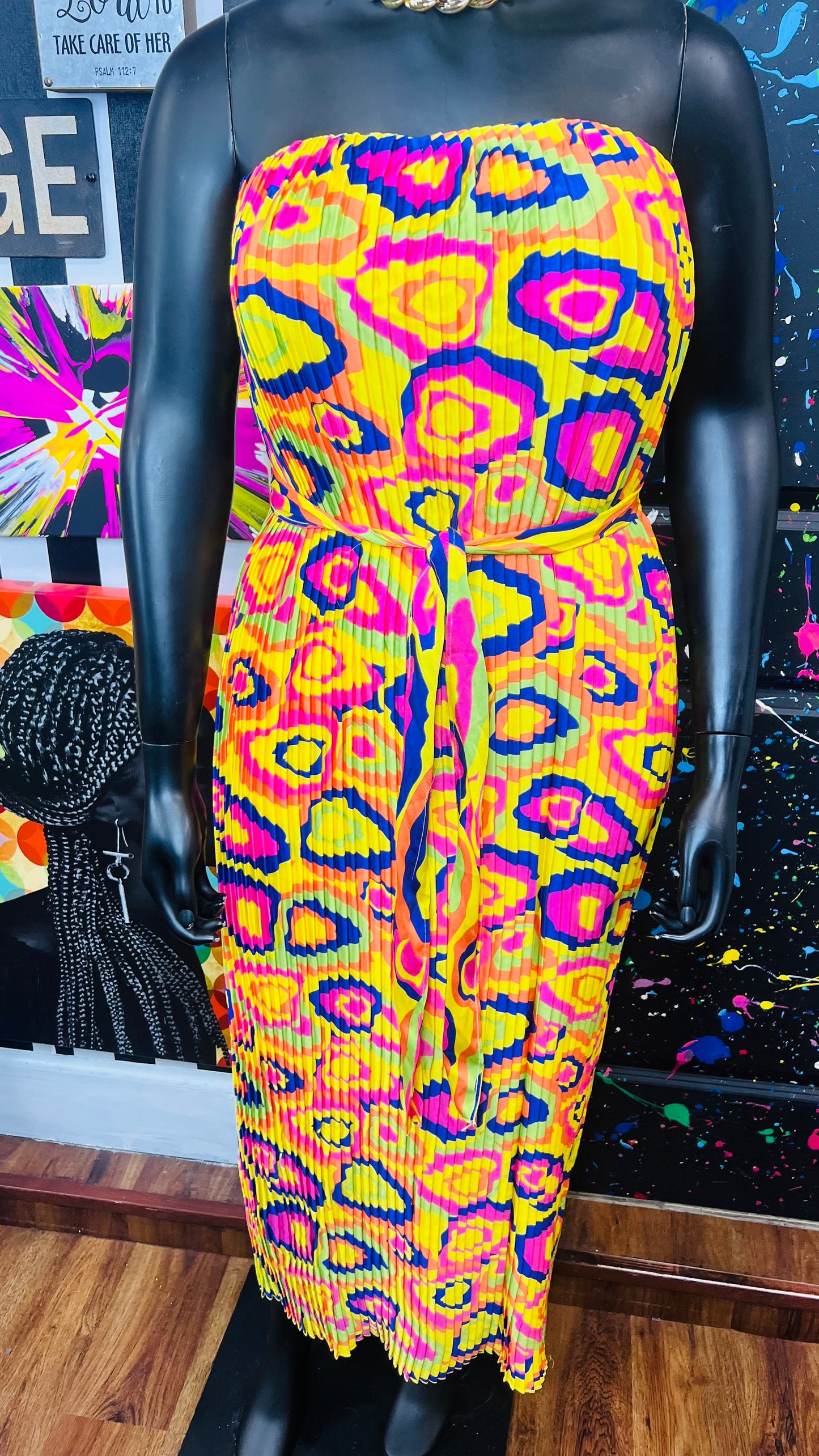 Lane Bryant Accordion Tube Dress -New w/ Tags (22/24)