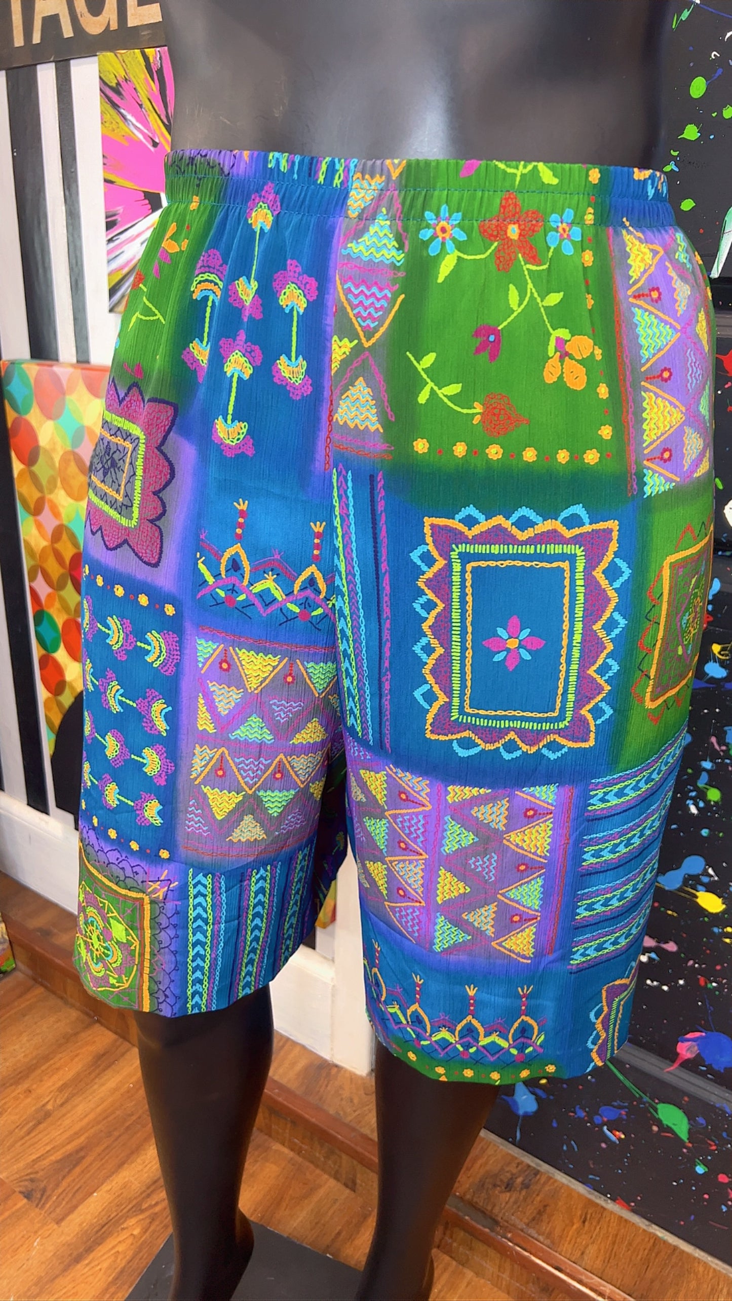 Vintage Abstract Shorts (20)