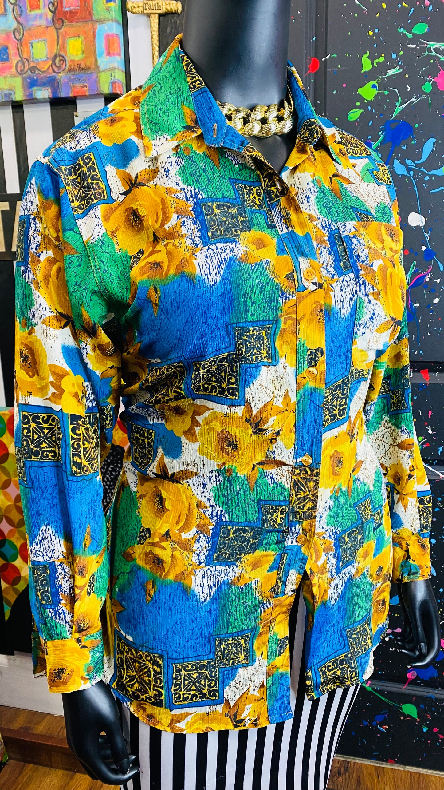 Vintage Abstract Blouse (14)
