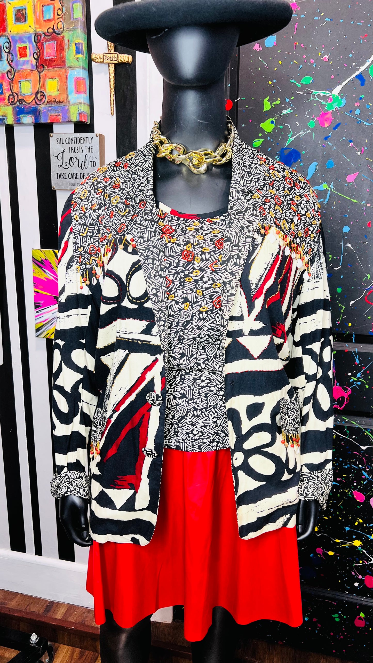 Vintage Blazer & Blouse Set (16)