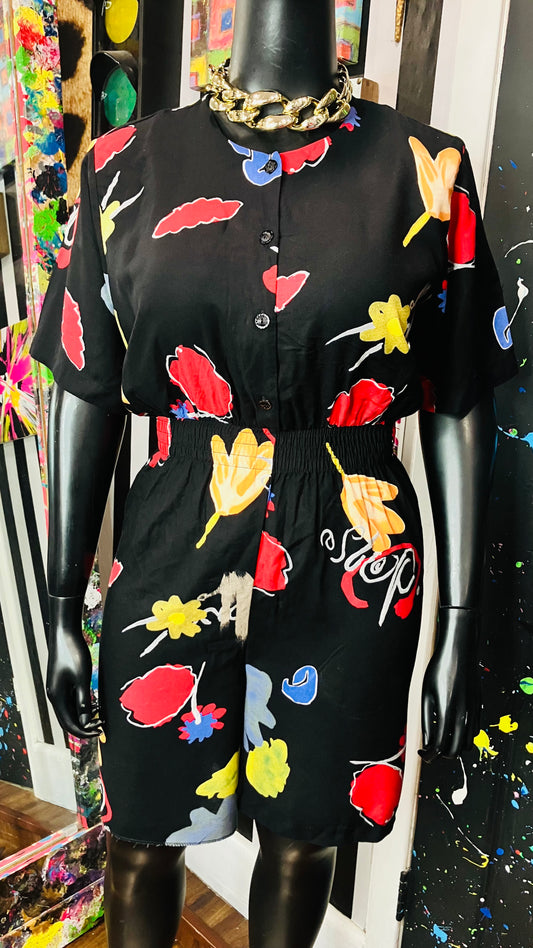 Vintage Floral Rayon Romper (16)