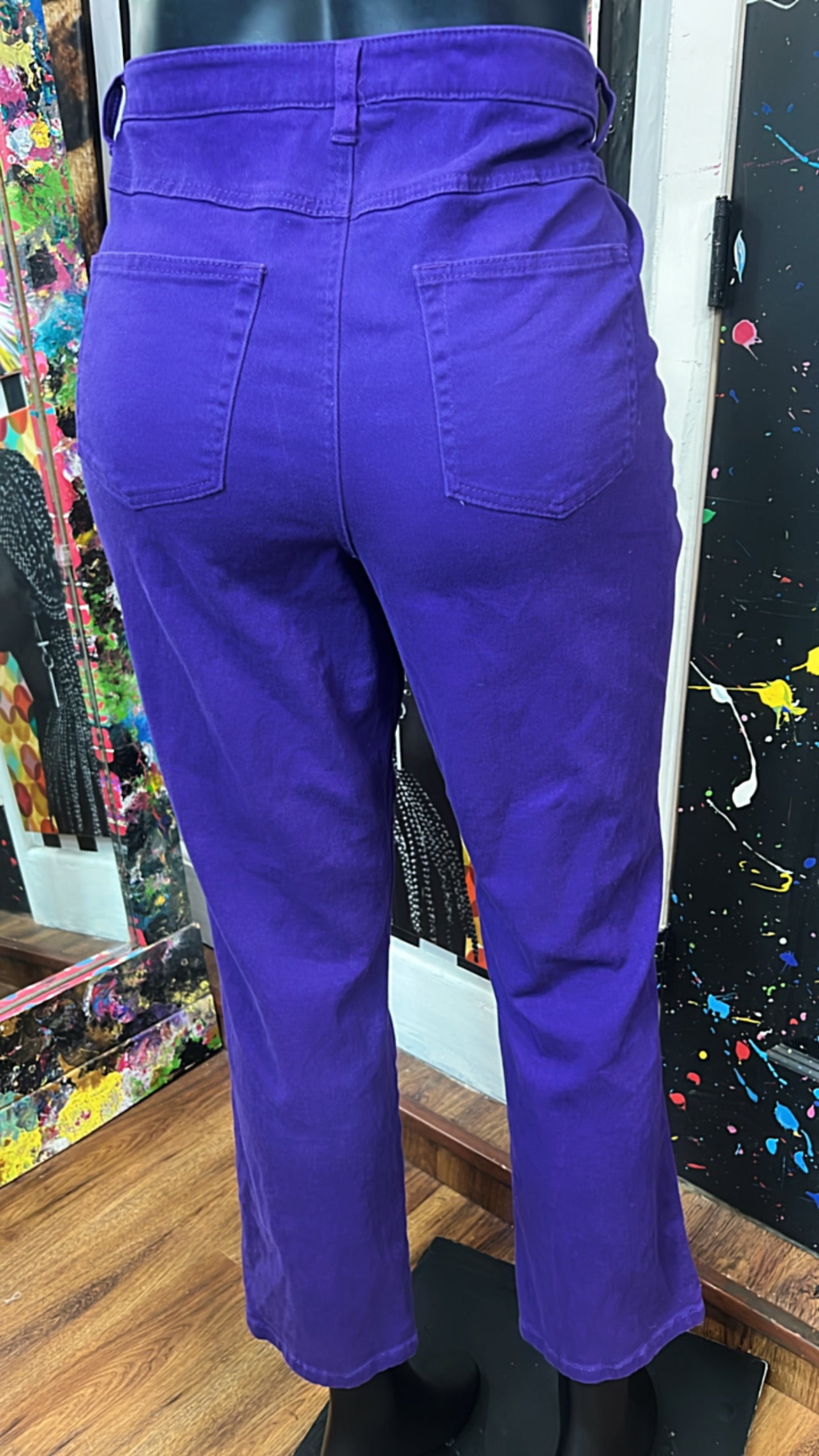 Vintage Purple Denim Pants (20W)