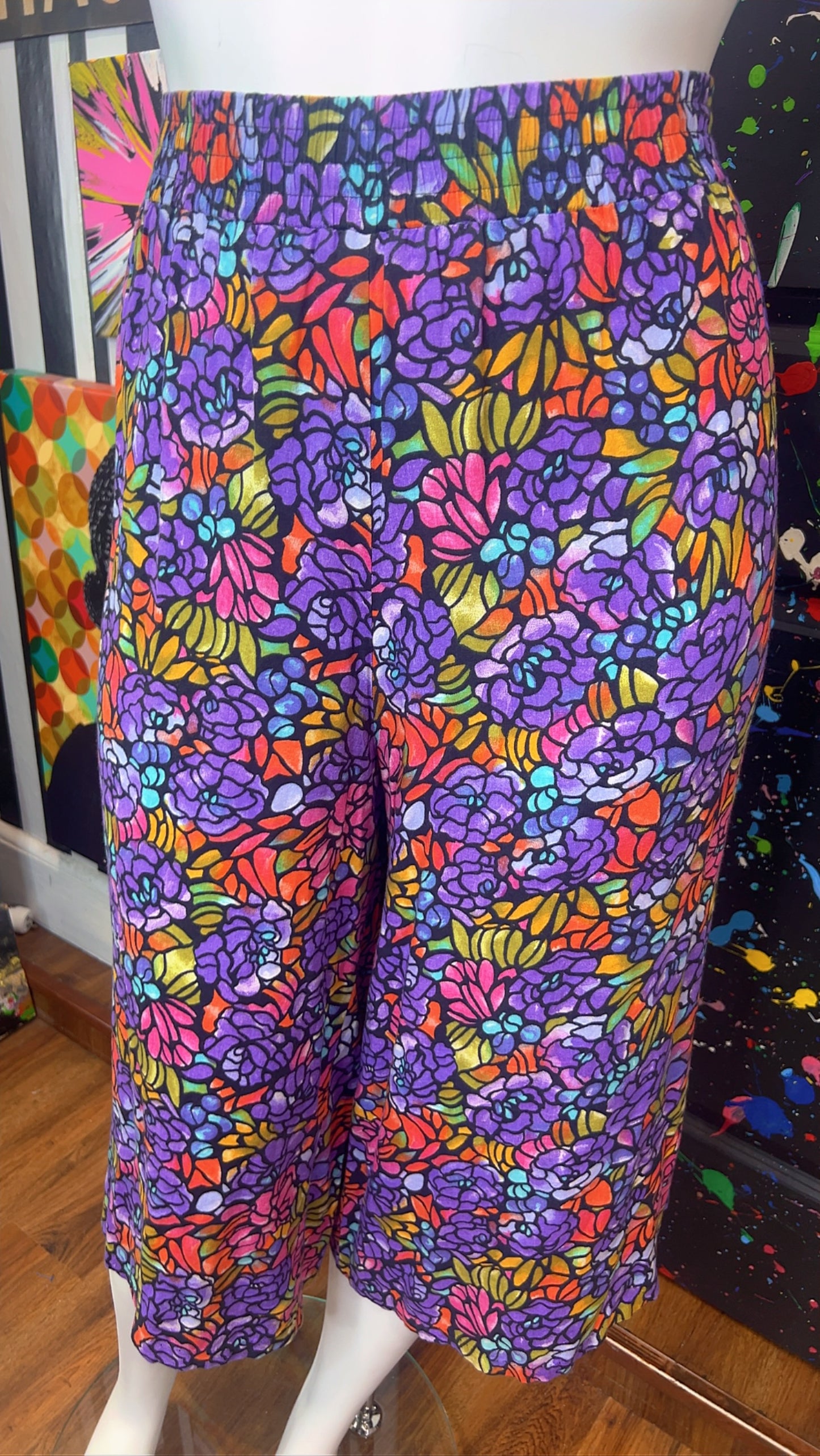 Vintage Floral Gauchos (20W)