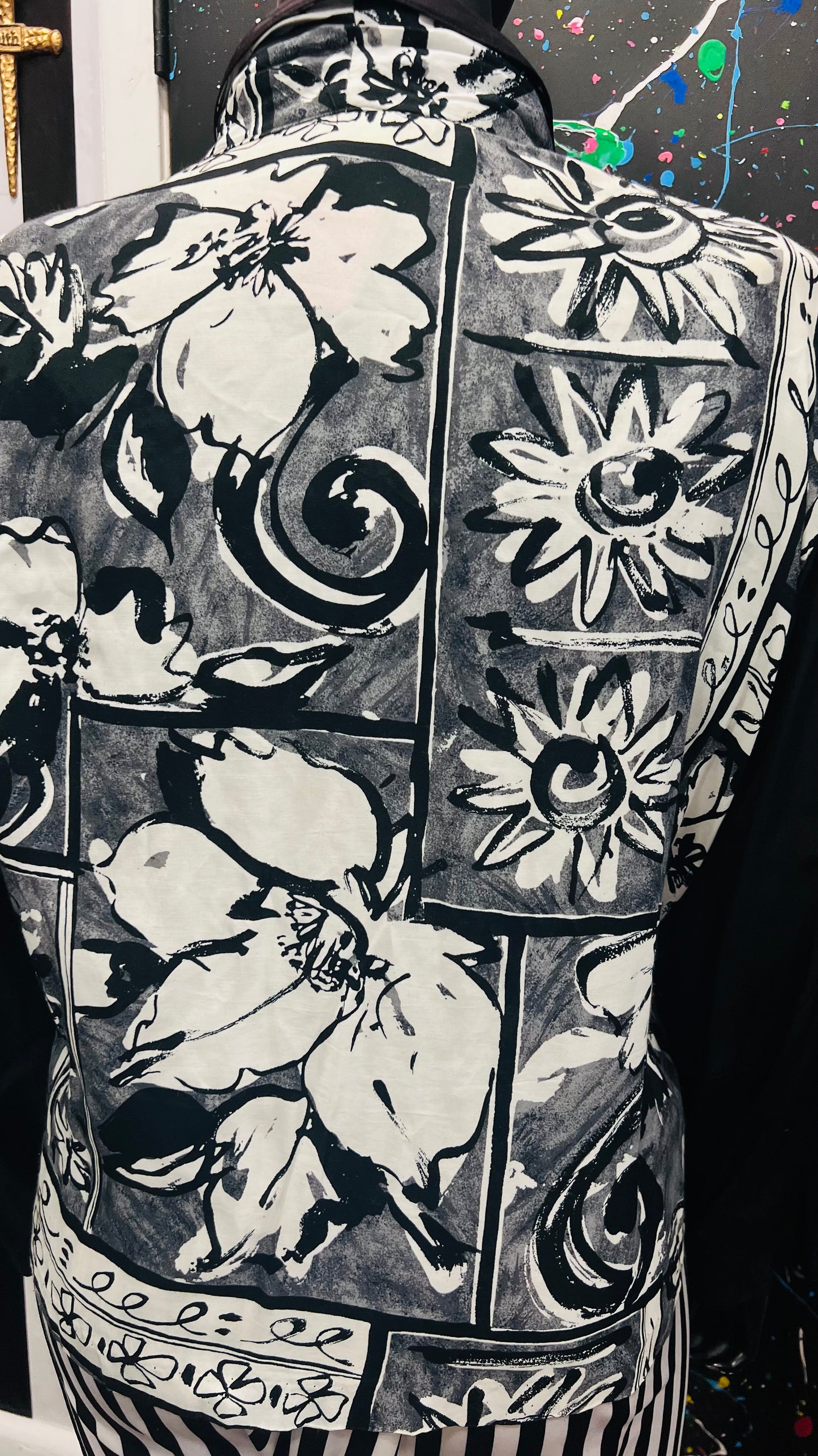 Vintage Rayon Blouse (24W)