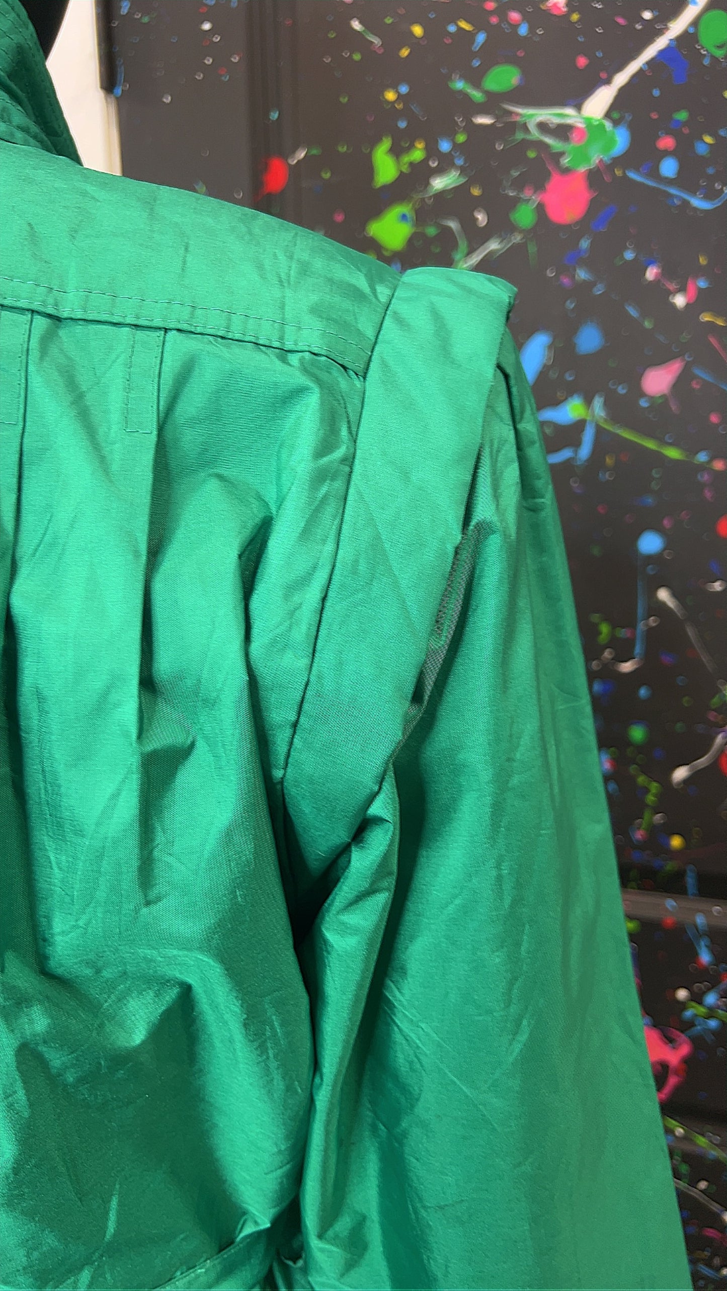 Vintage Green Trench Rain Coat (14/16)