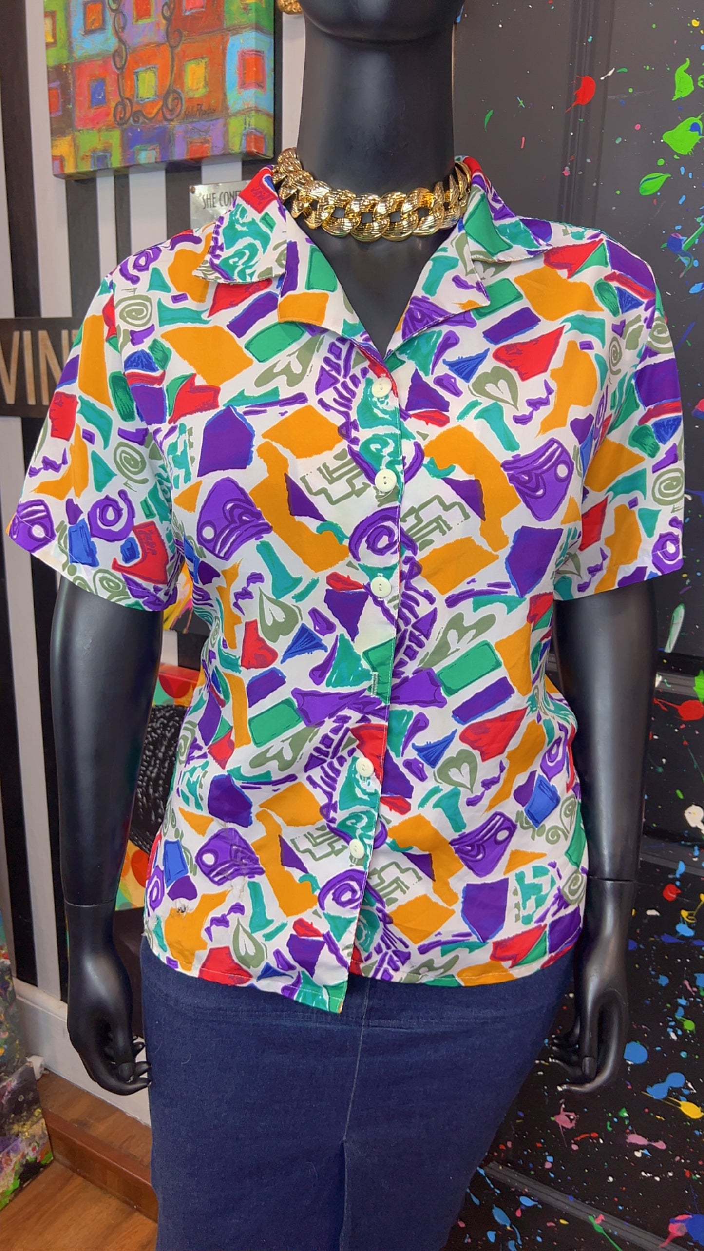 Vintage Abstract Blouse (20)