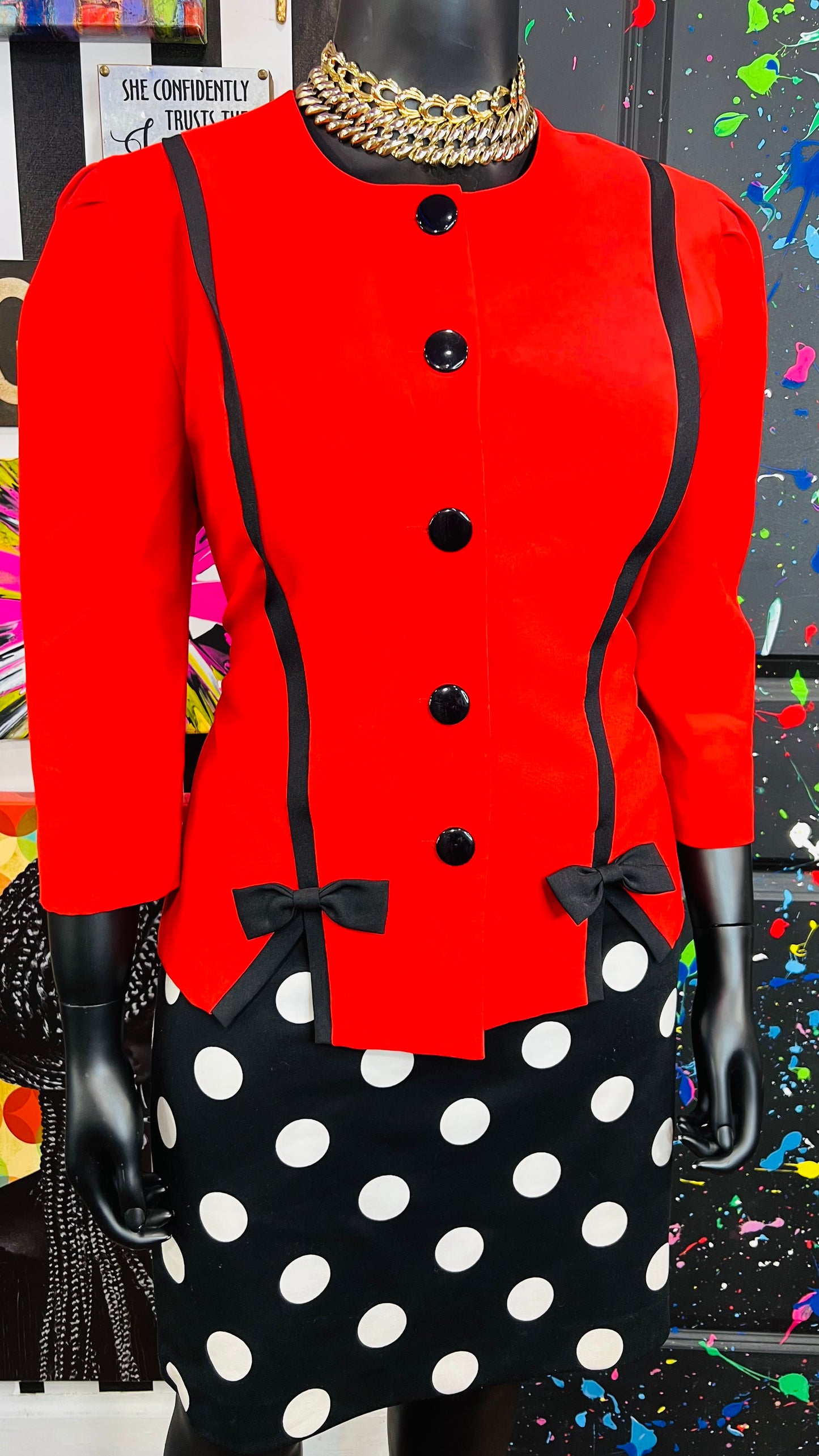 Vintage ‘Bow’ Blazer (16W)