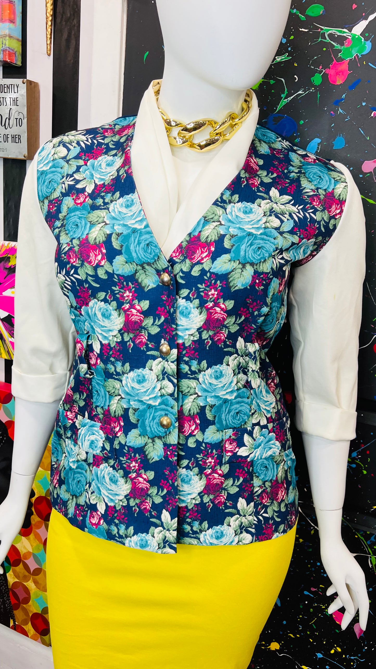 Vintage Floral Blouse (14)