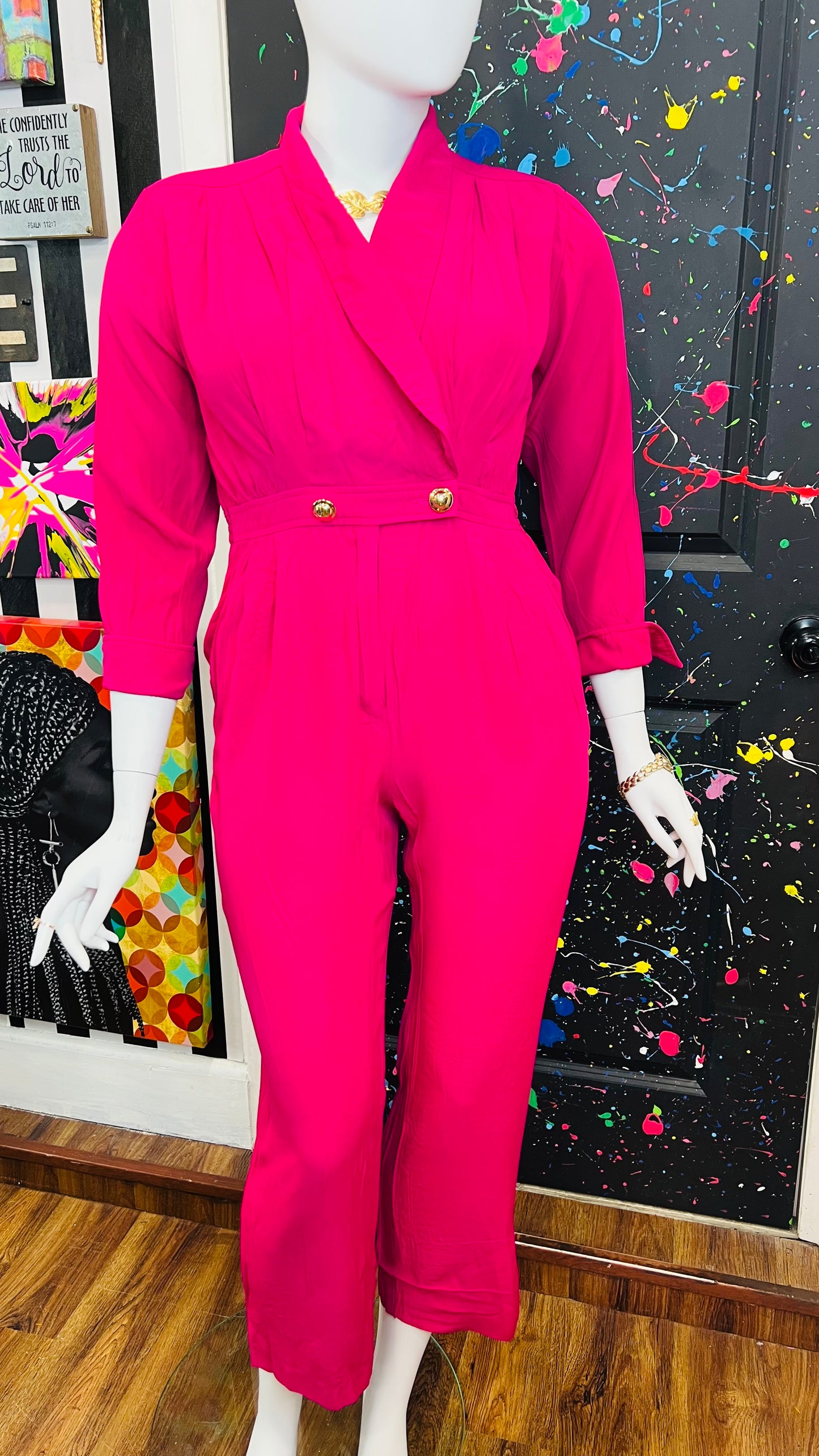 Vintage Pink Jumpsuit (12)