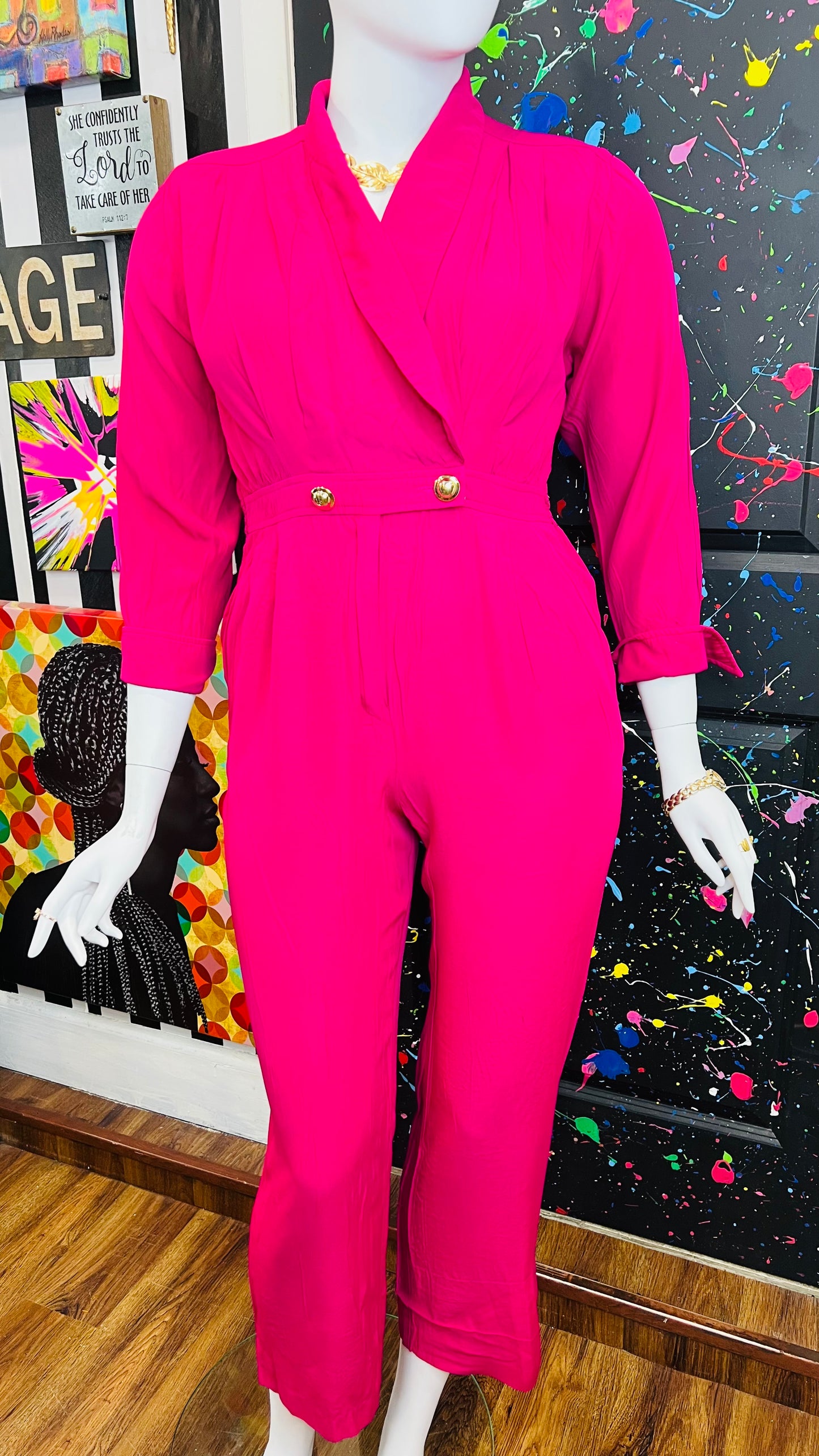 Vintage Pink Jumpsuit (12)