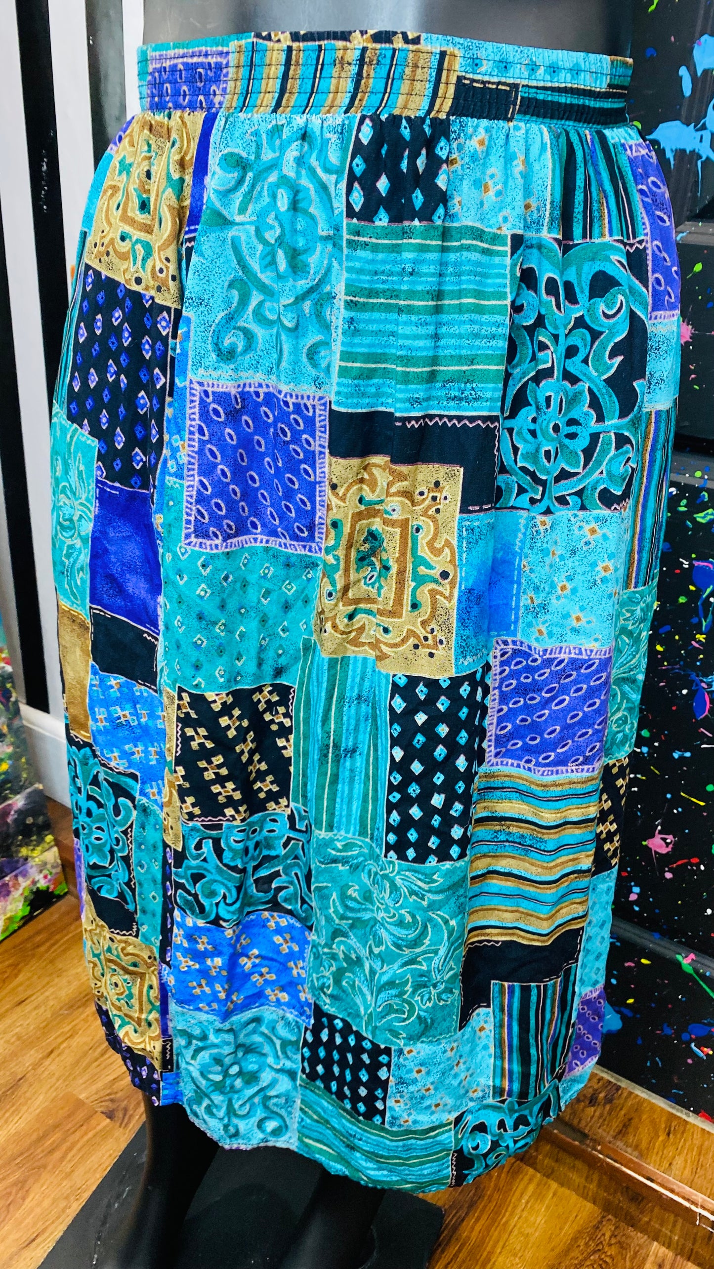 Vintage Rayon Skirt (16/18)