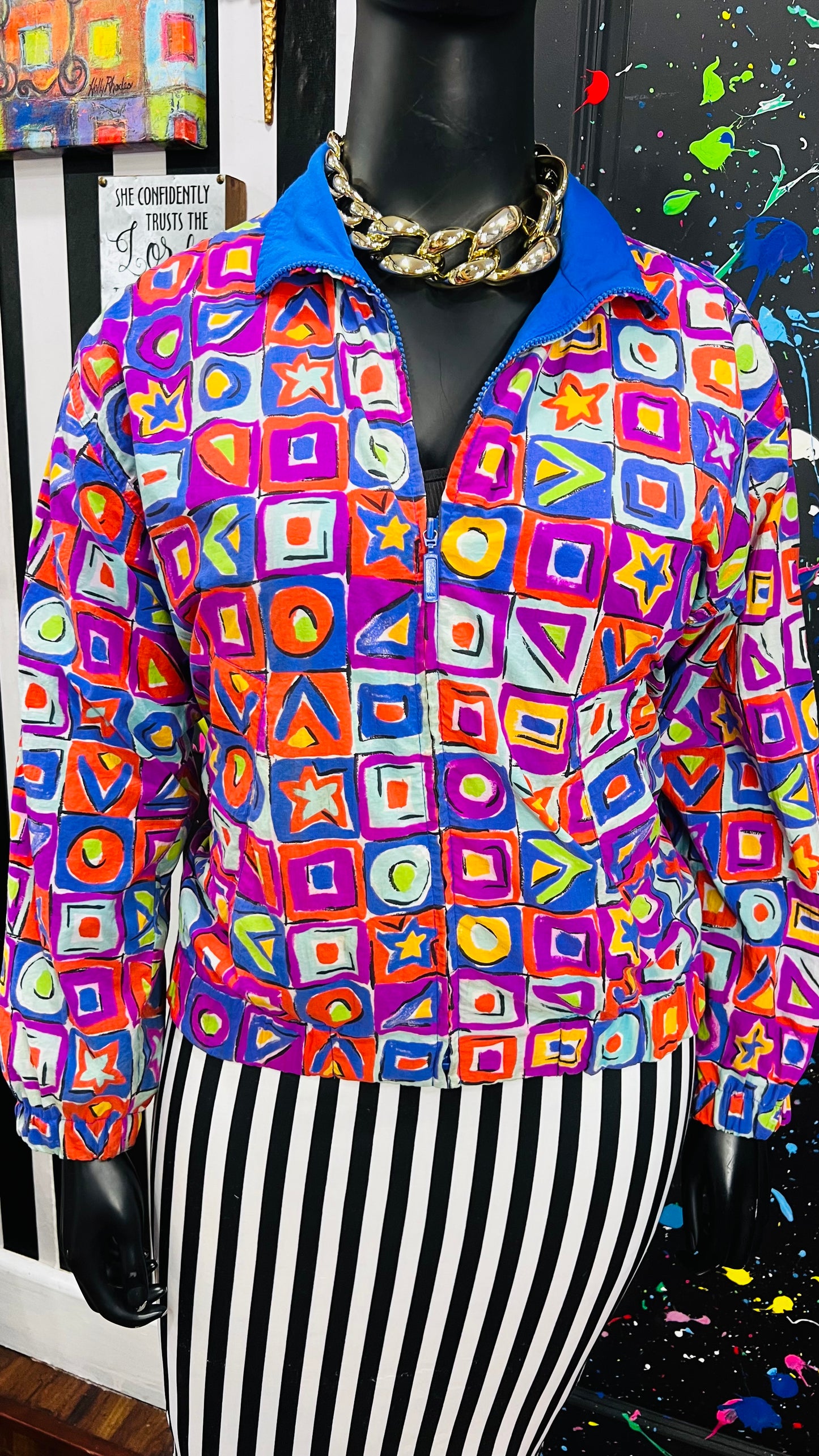 Vintage 80’s Windbreaker Jacket (16)