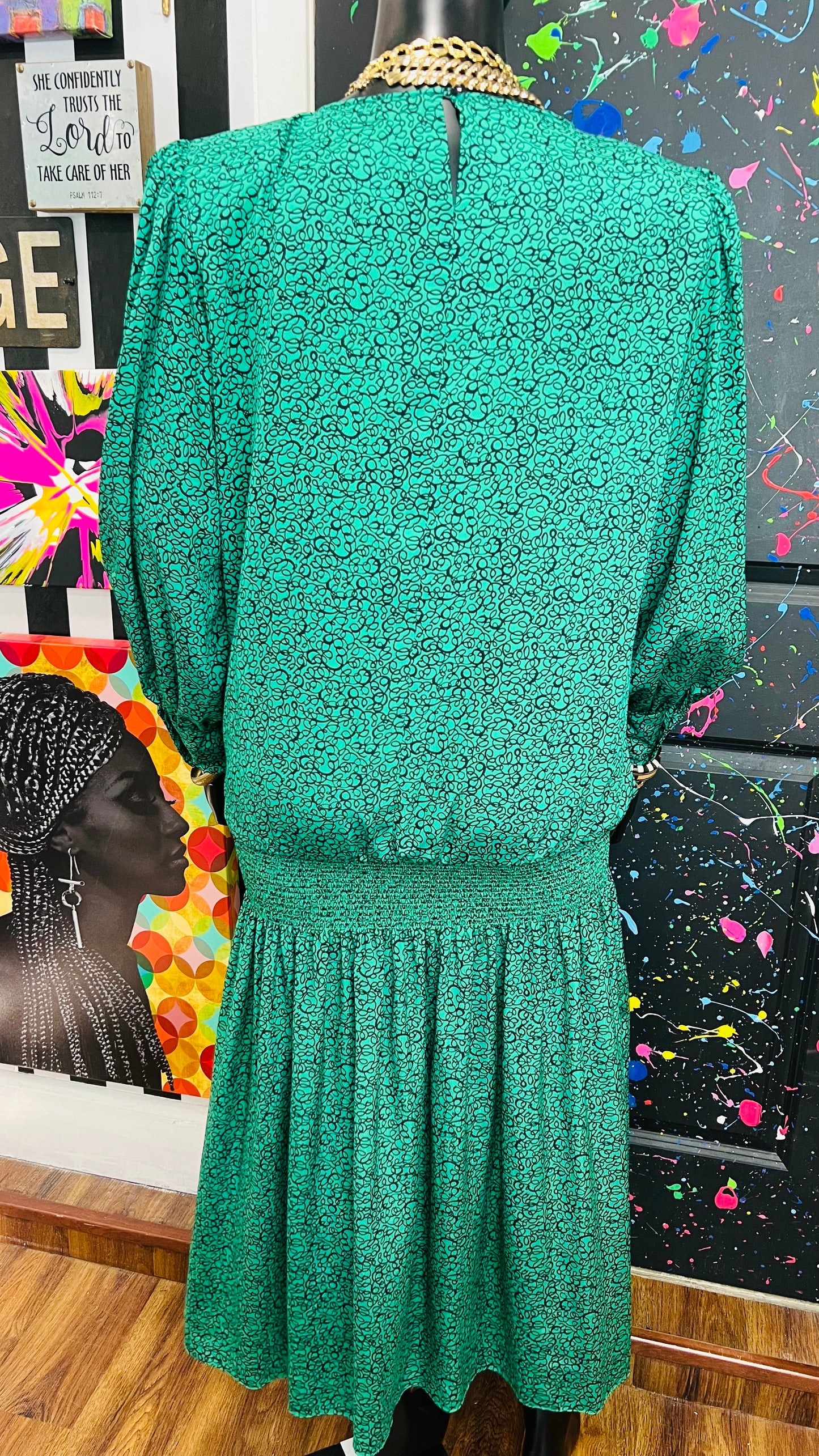 Vintage Drop Waist Dress (16)