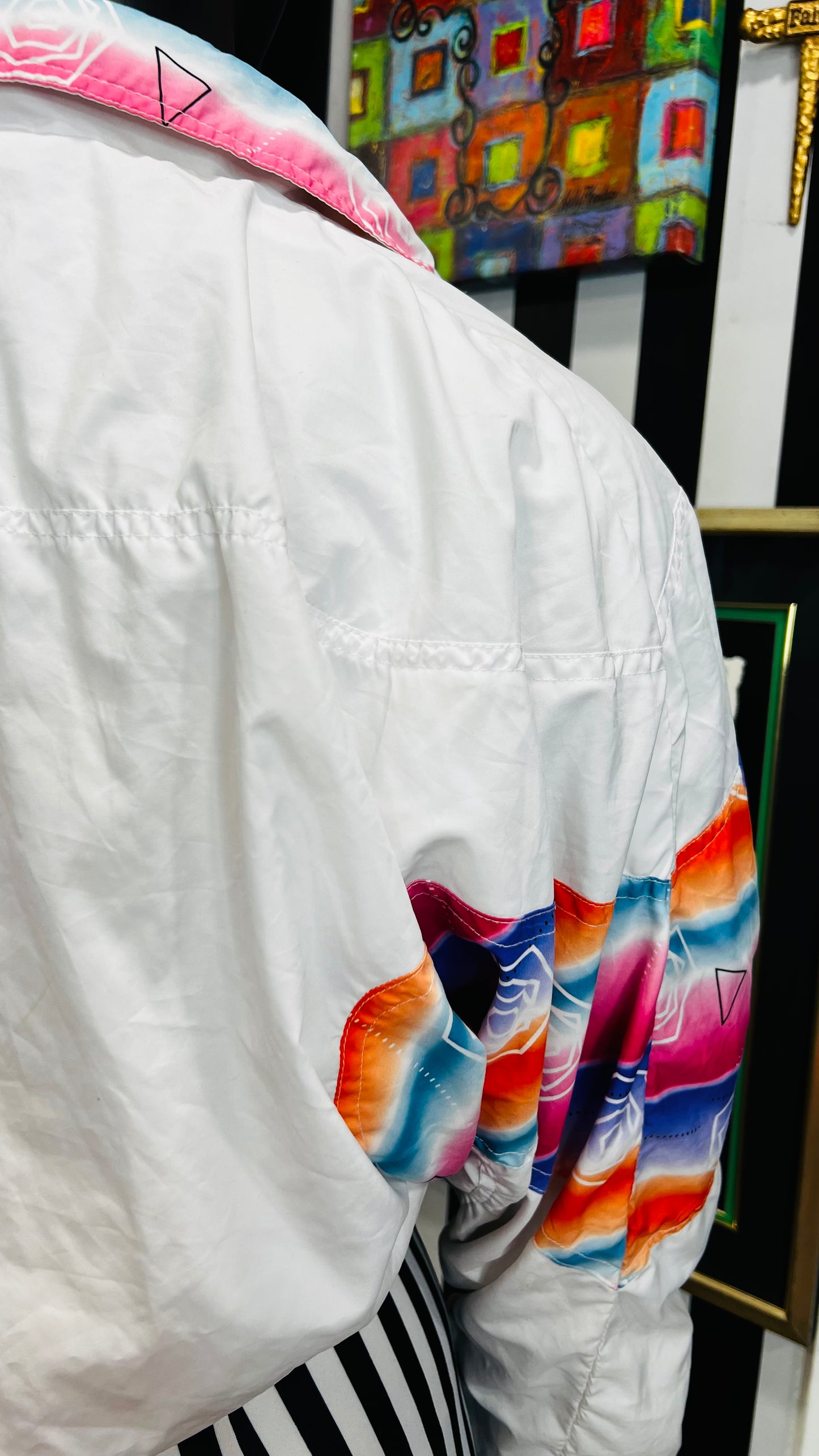 Vintage Cropped Windbreaker Jacket (16/18)