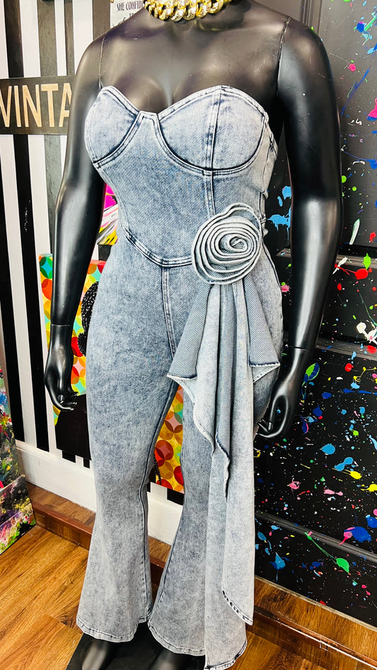 Vintage Inspired Denim Jumpsuit (12)