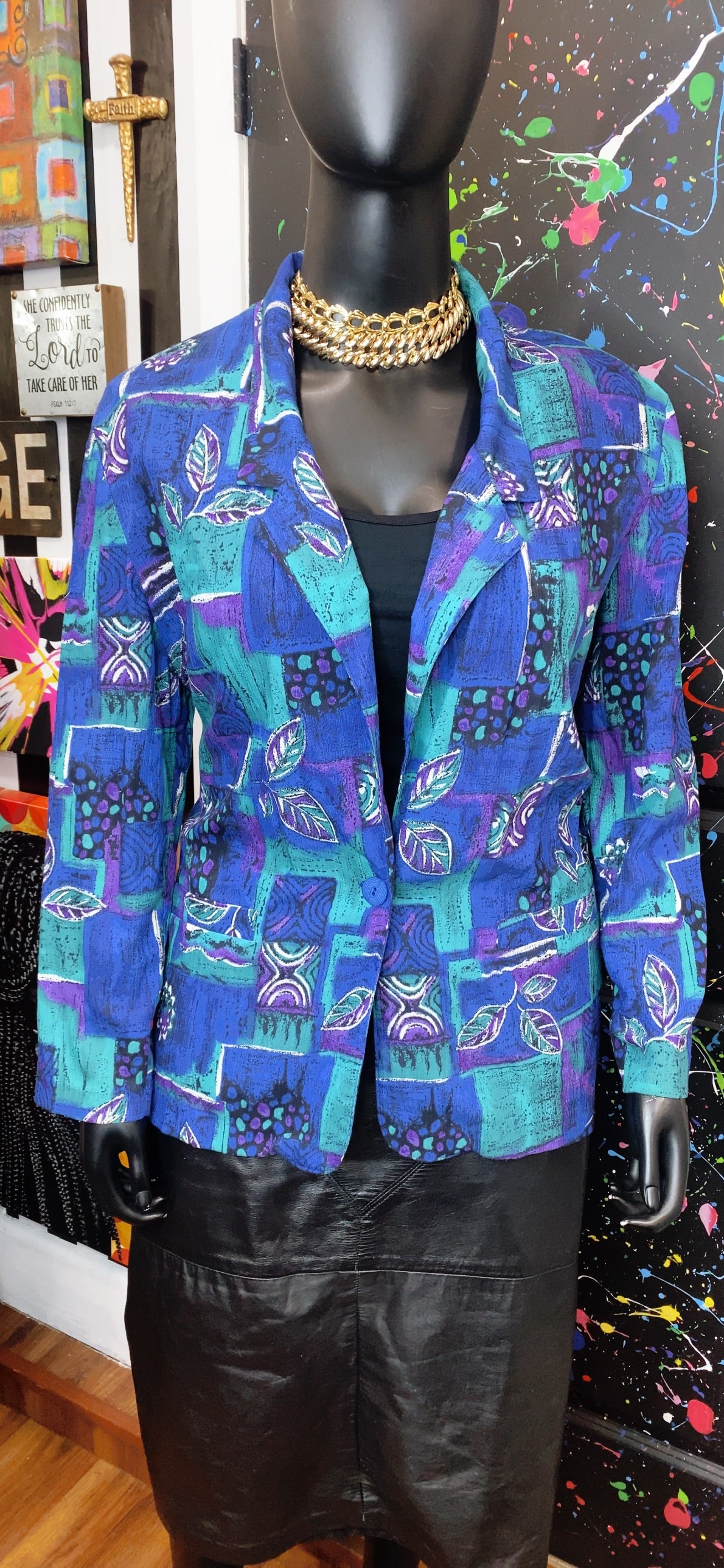 Vintage Abstact 80’s Blazer (18)