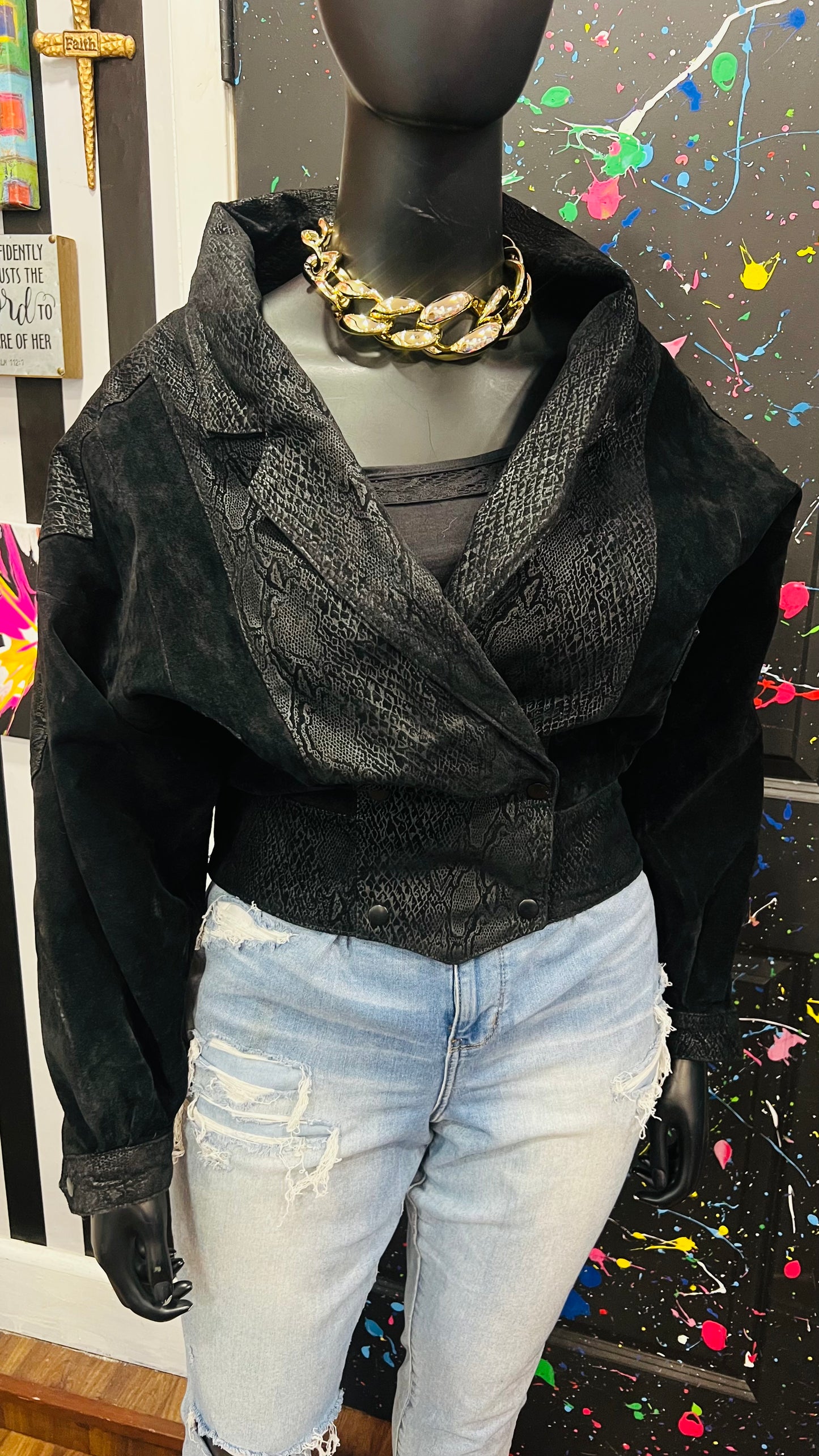 Vintage Genuine Suede Leather G III Jacket (16)