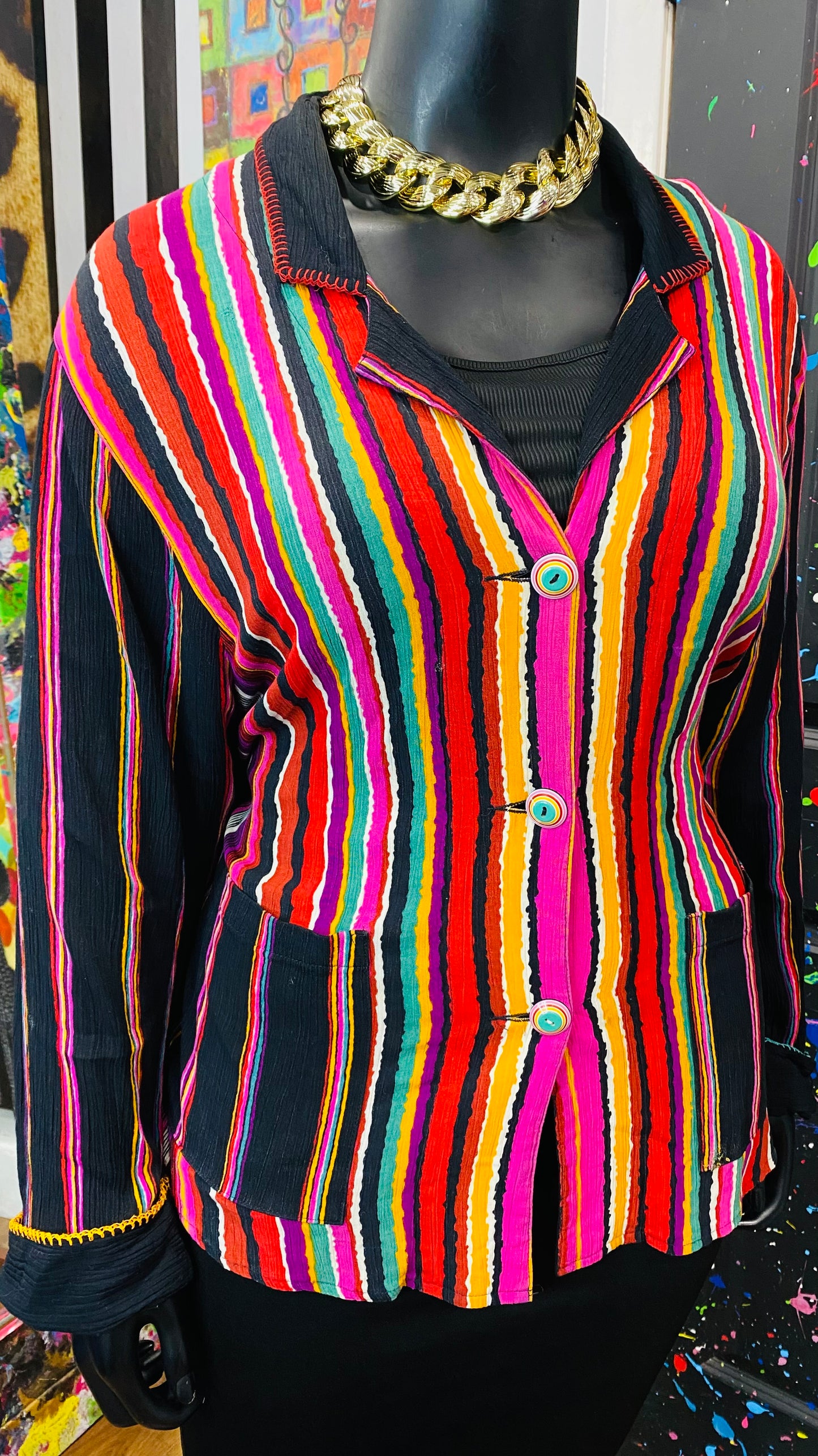 Vintage Carole Little Blazer (20)