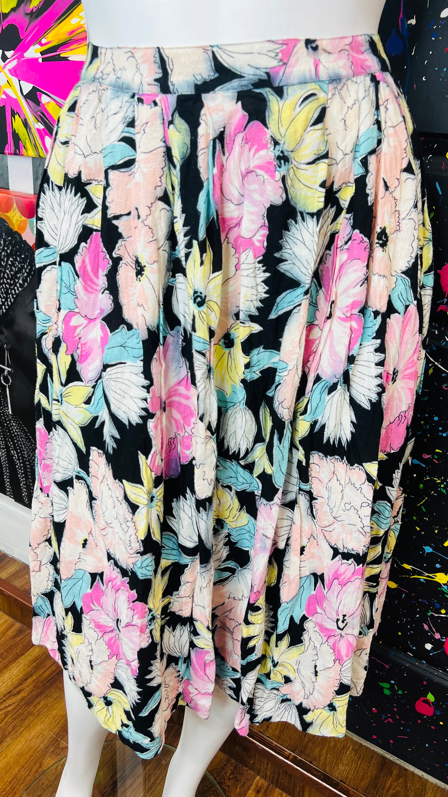 Vintage Floral Skirt (18)