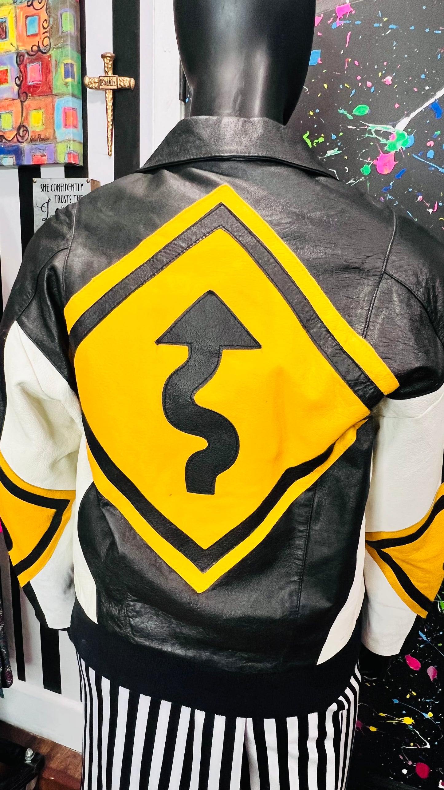 Vintage Genuine Leather Winding Road Jacket (14/16) *KC