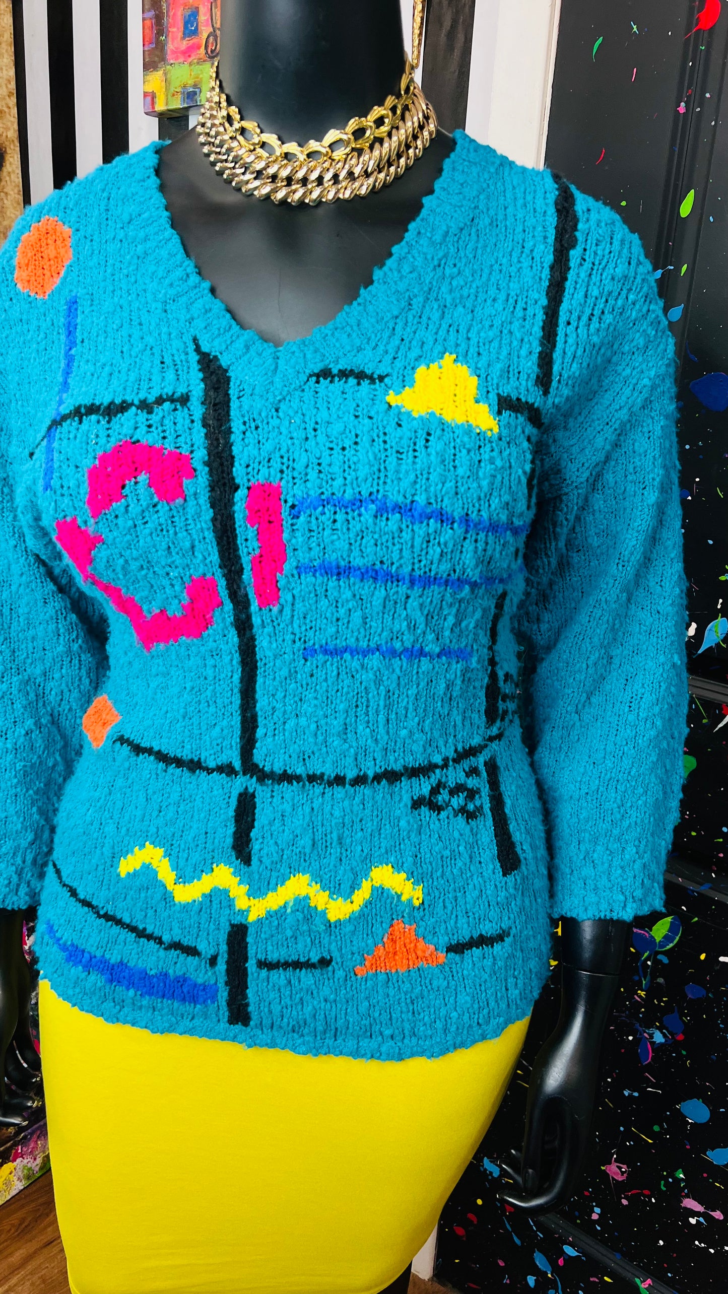 Vintage Knit Sweater 80’s (20/22)