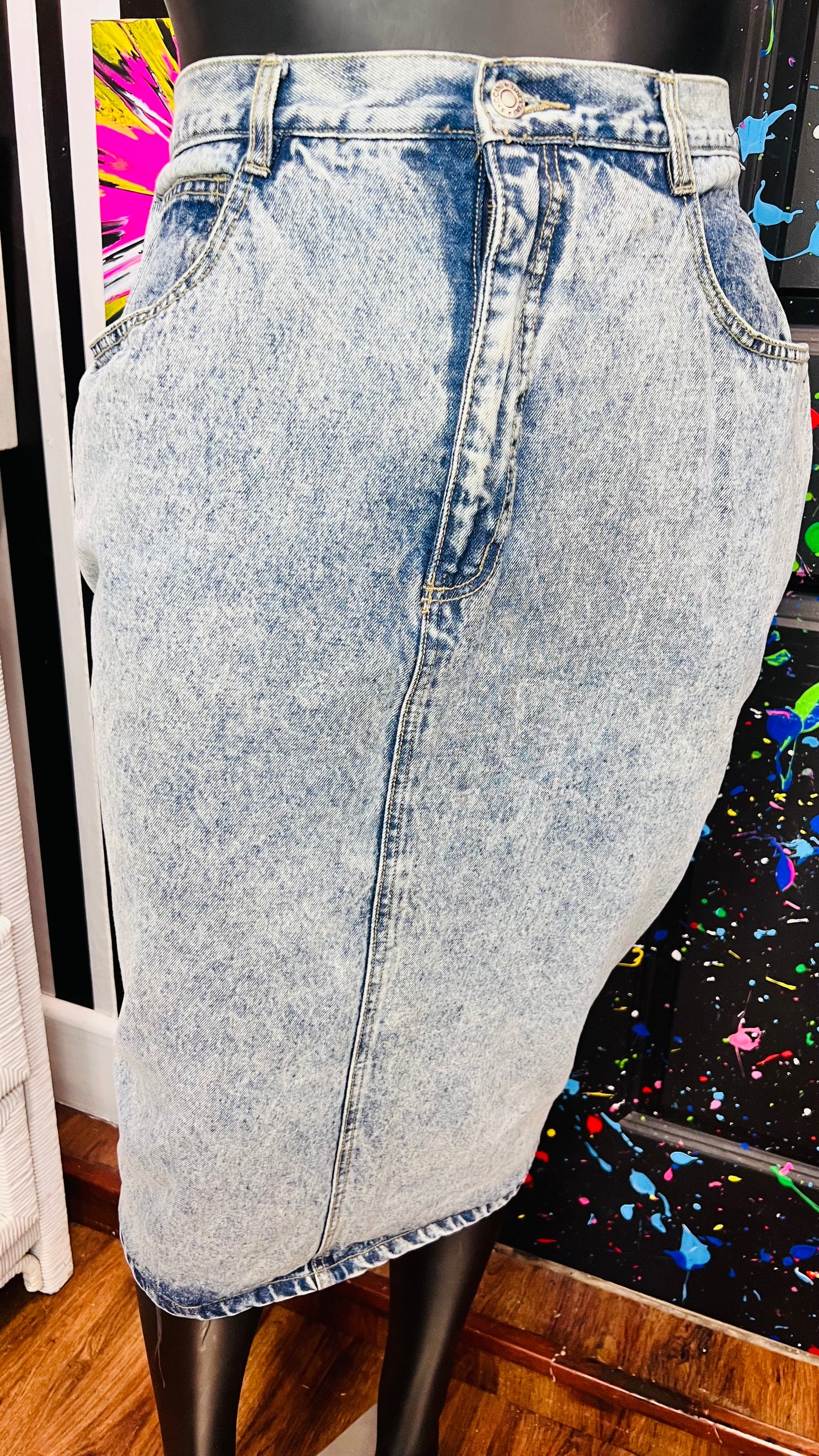 Vintage Denim Skirt (20)