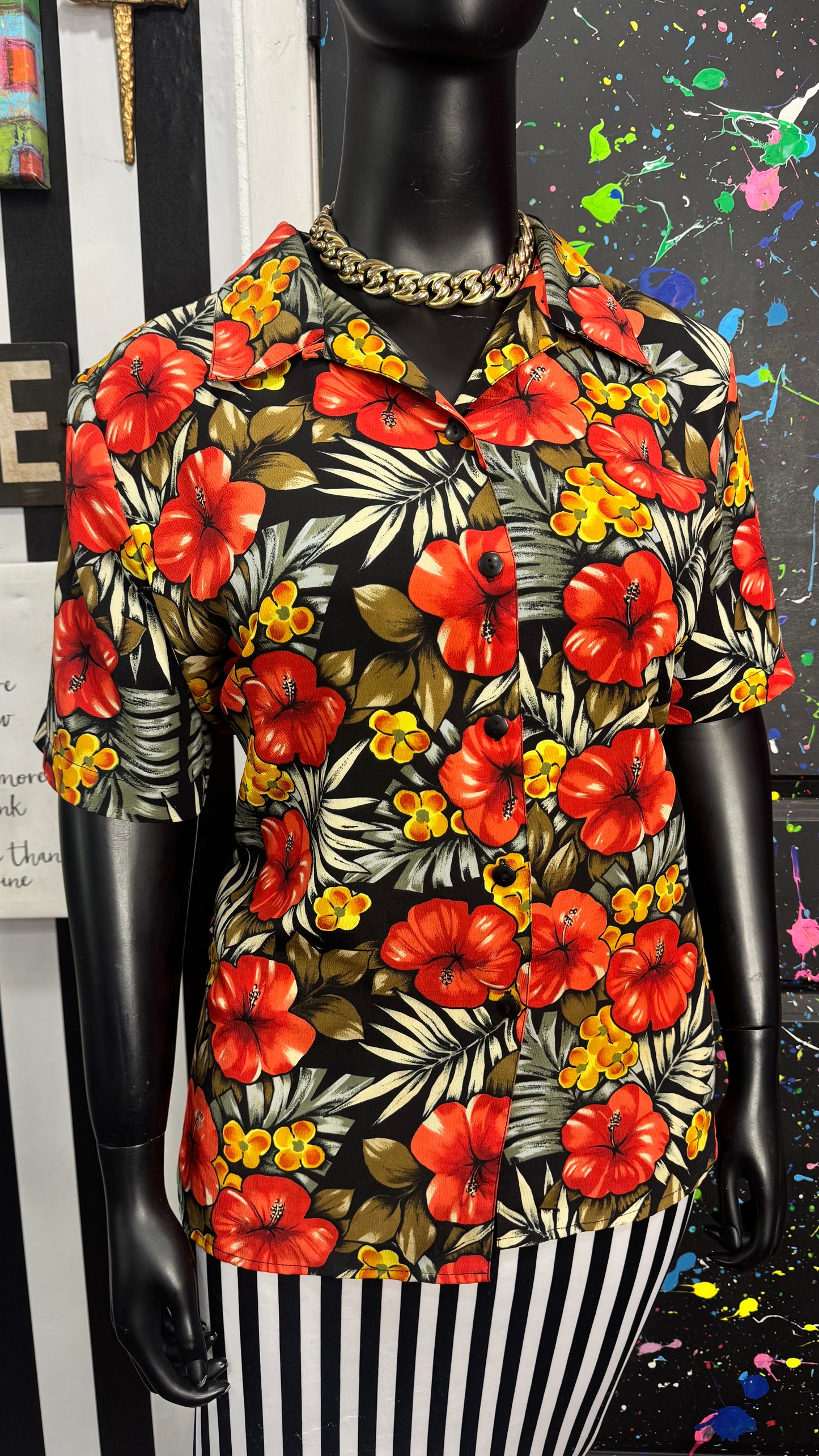 Vintage Tropical Blouse (22)