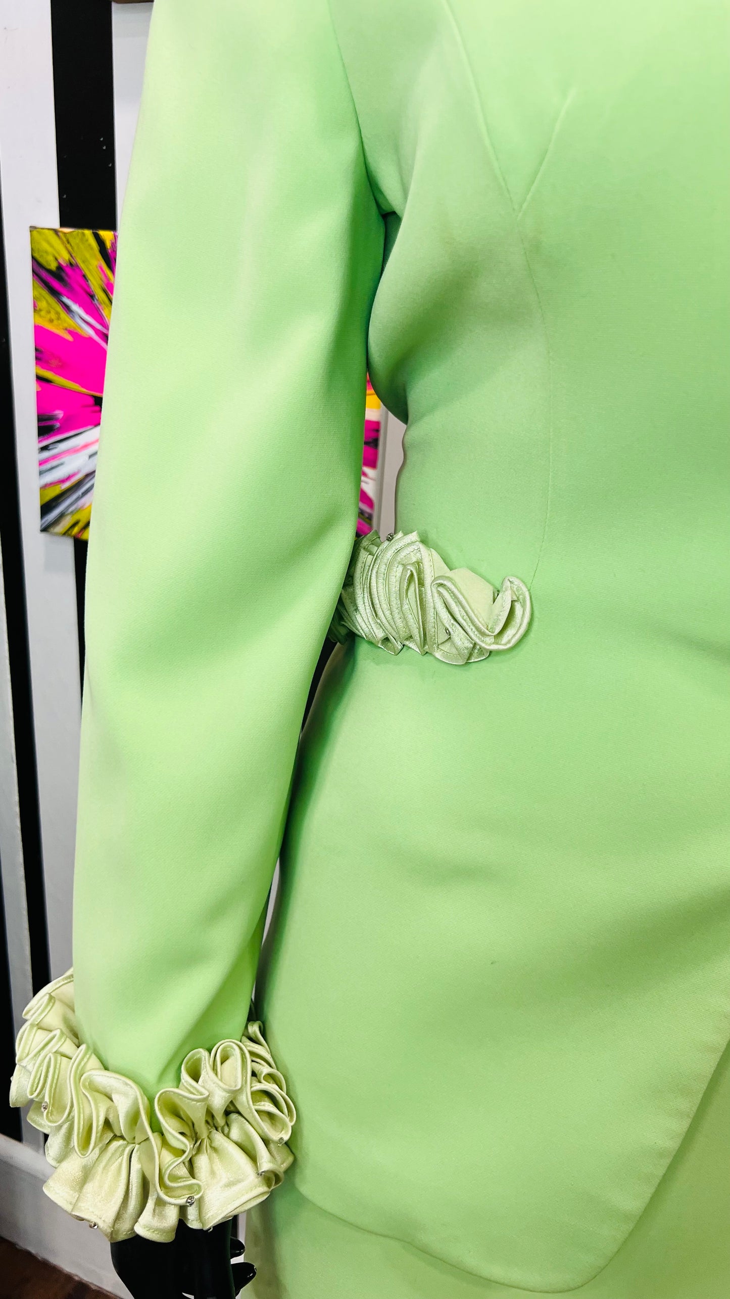 Vintage Mint Luxury Skirt Suit (16)