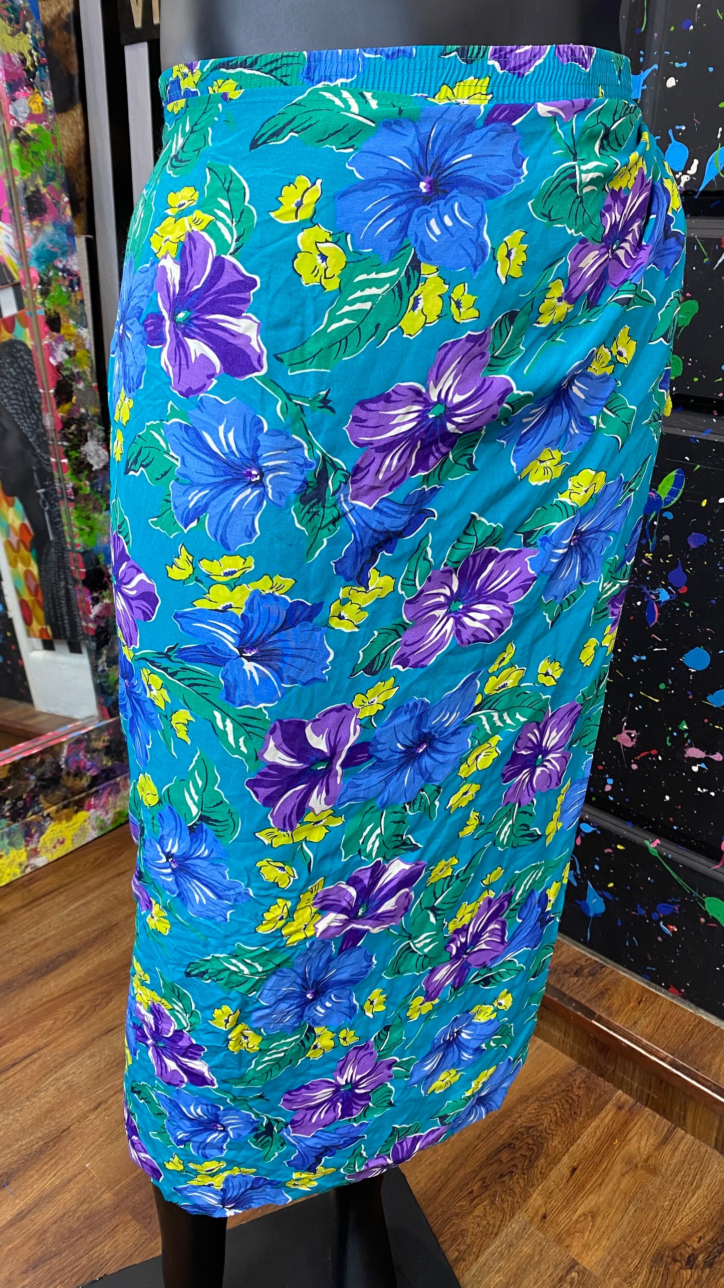 Vintage Floral Skirt (20)