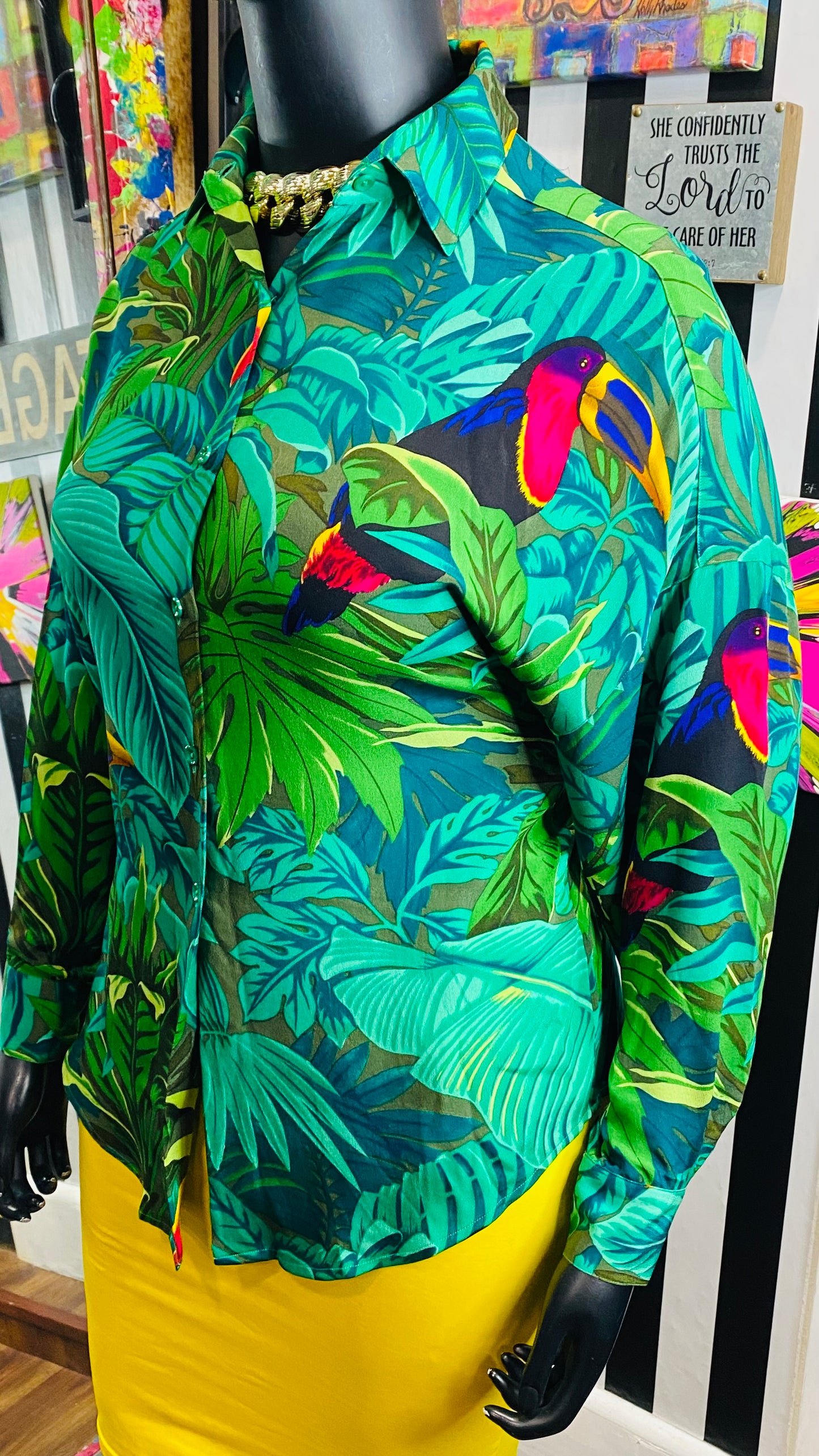 Vintage Silk Ellen Tracey Blouse (20)