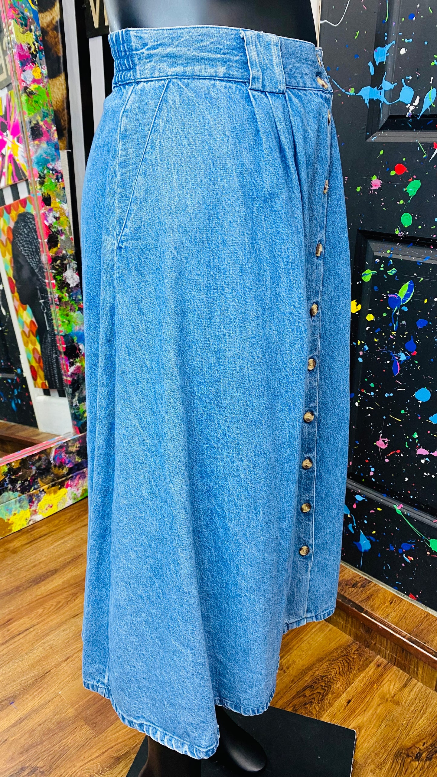 Vintage Denim Skirt (18)