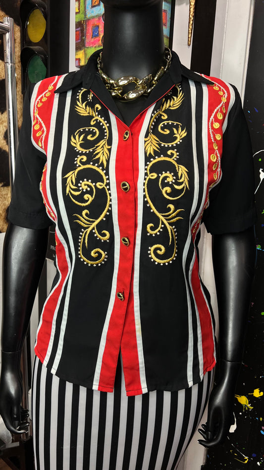 Vintage Royalty Blouse (14)