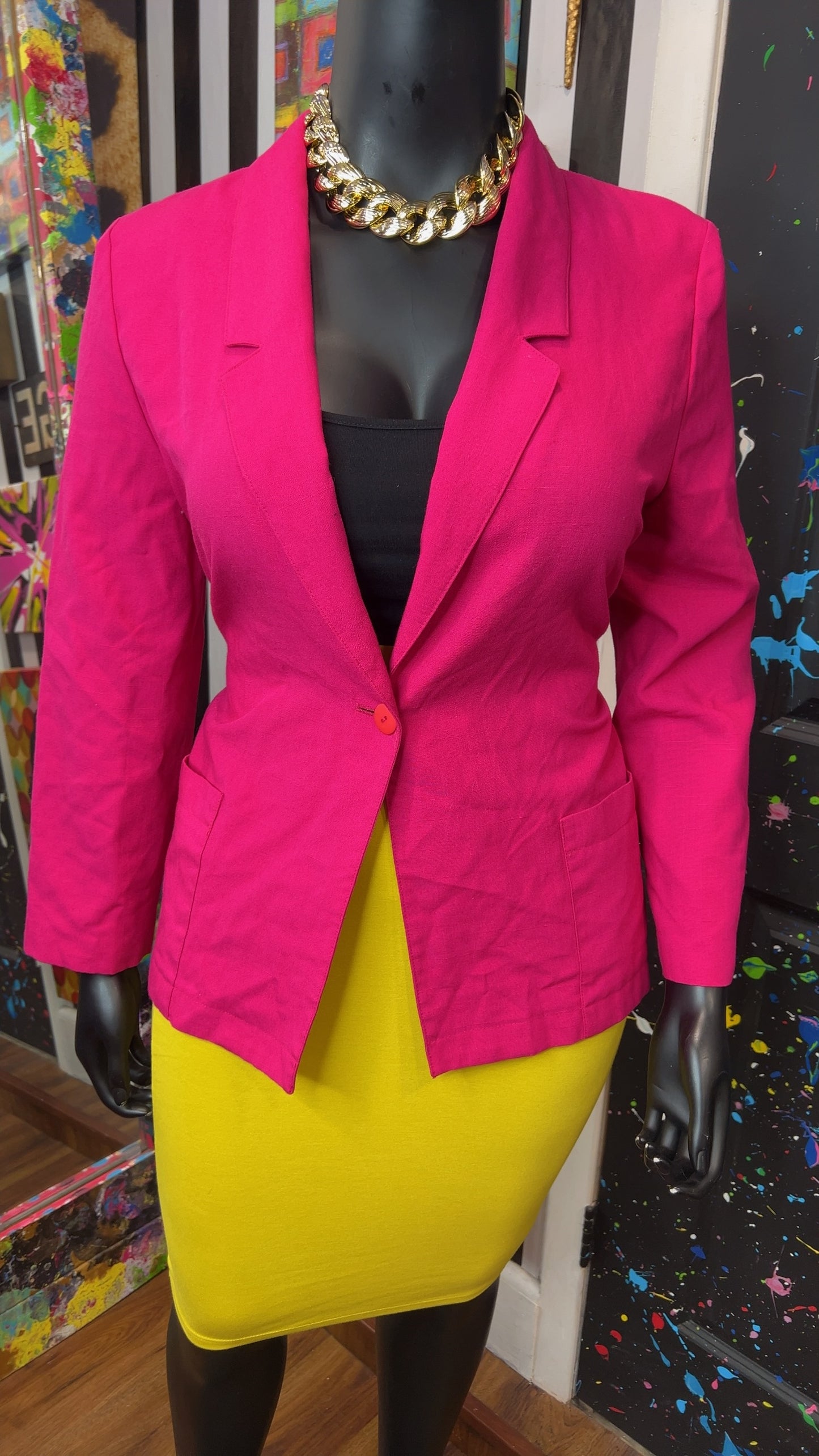 Vintage Pink Blazer (12)