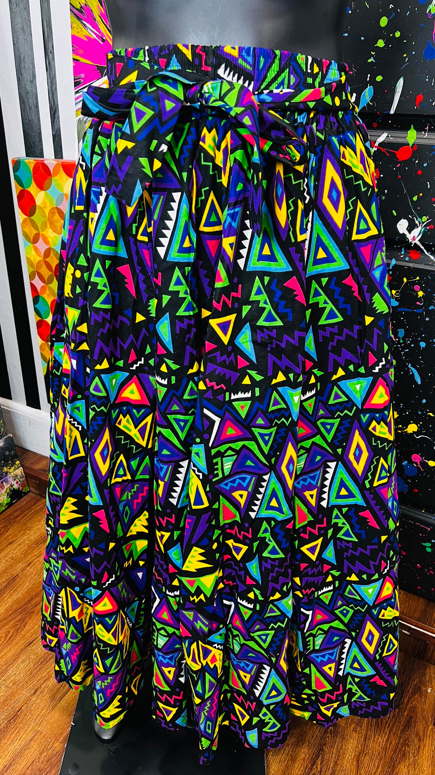 100% Cotton 90’s Print Skirt- New w/ Tags (OS)