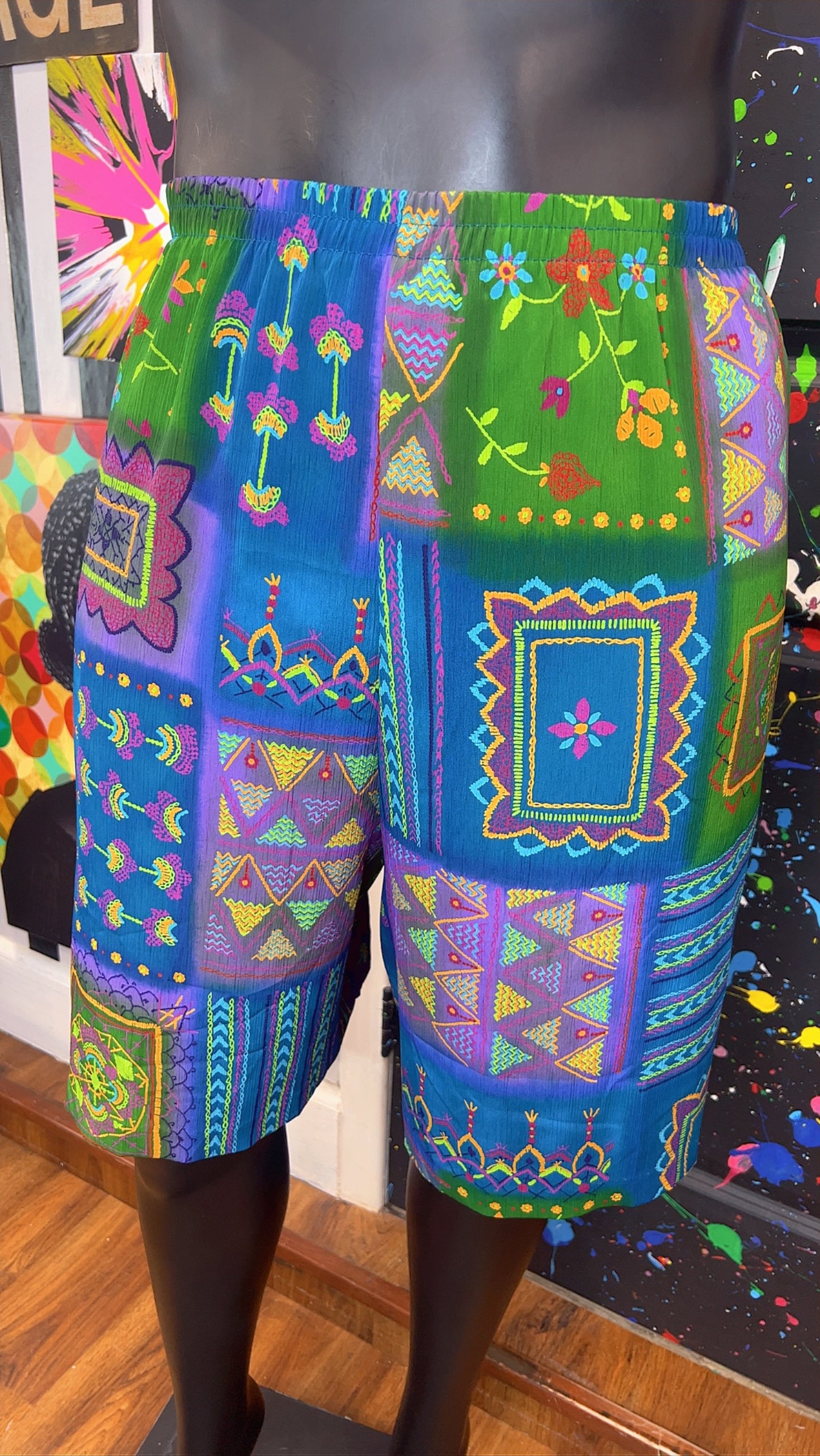 Vintage Abstract Shorts (20)