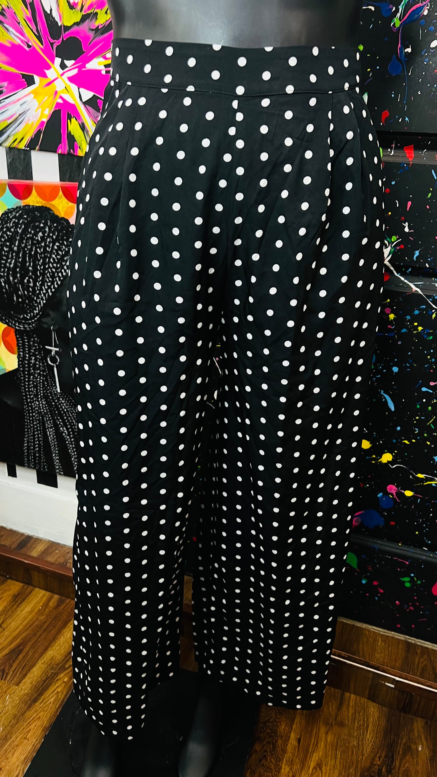 Black & White Polka Dot Pants (20)